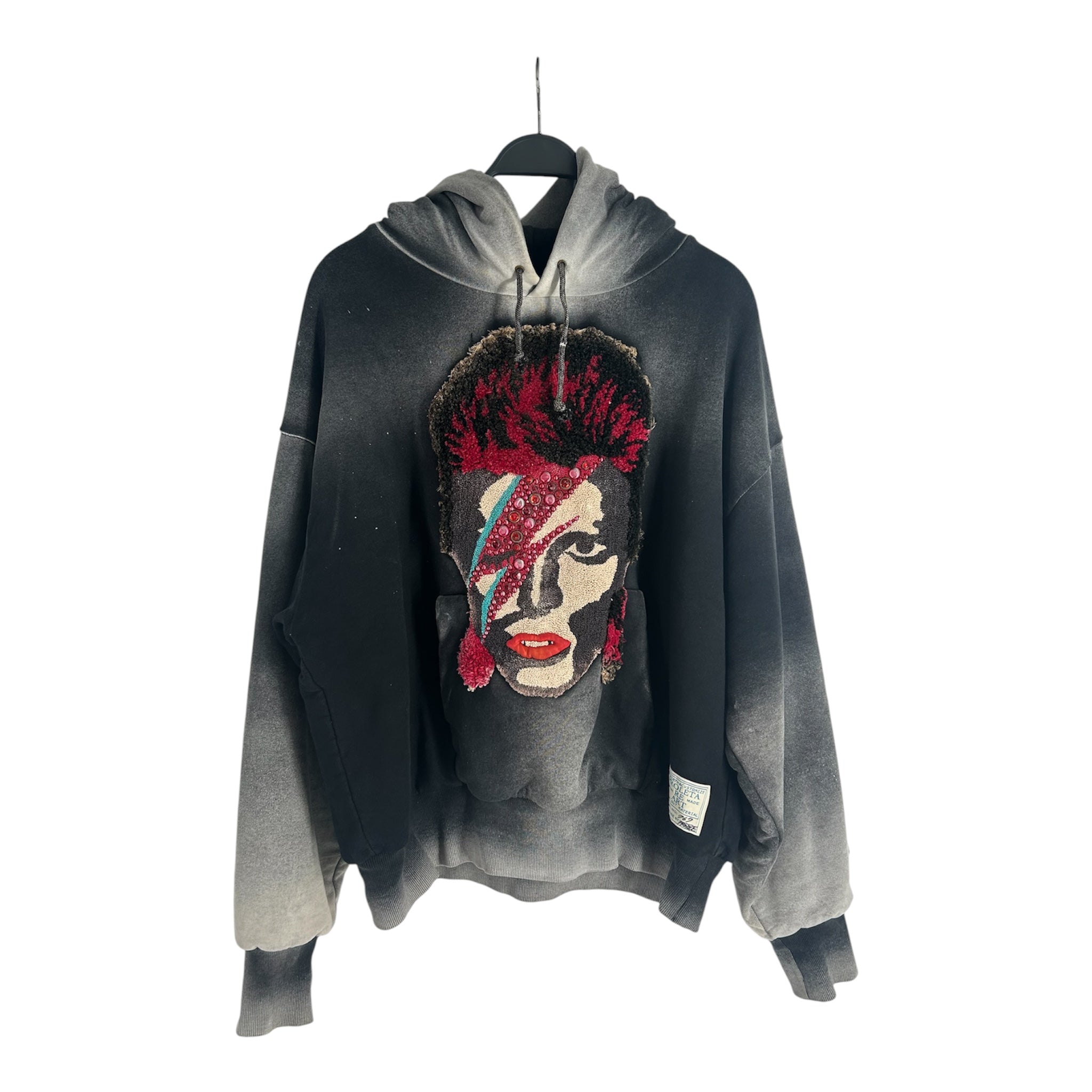 PROLETA RE ART/Hoodie/Cotton/BLK/1/1 DAVID BOWIE view 1
