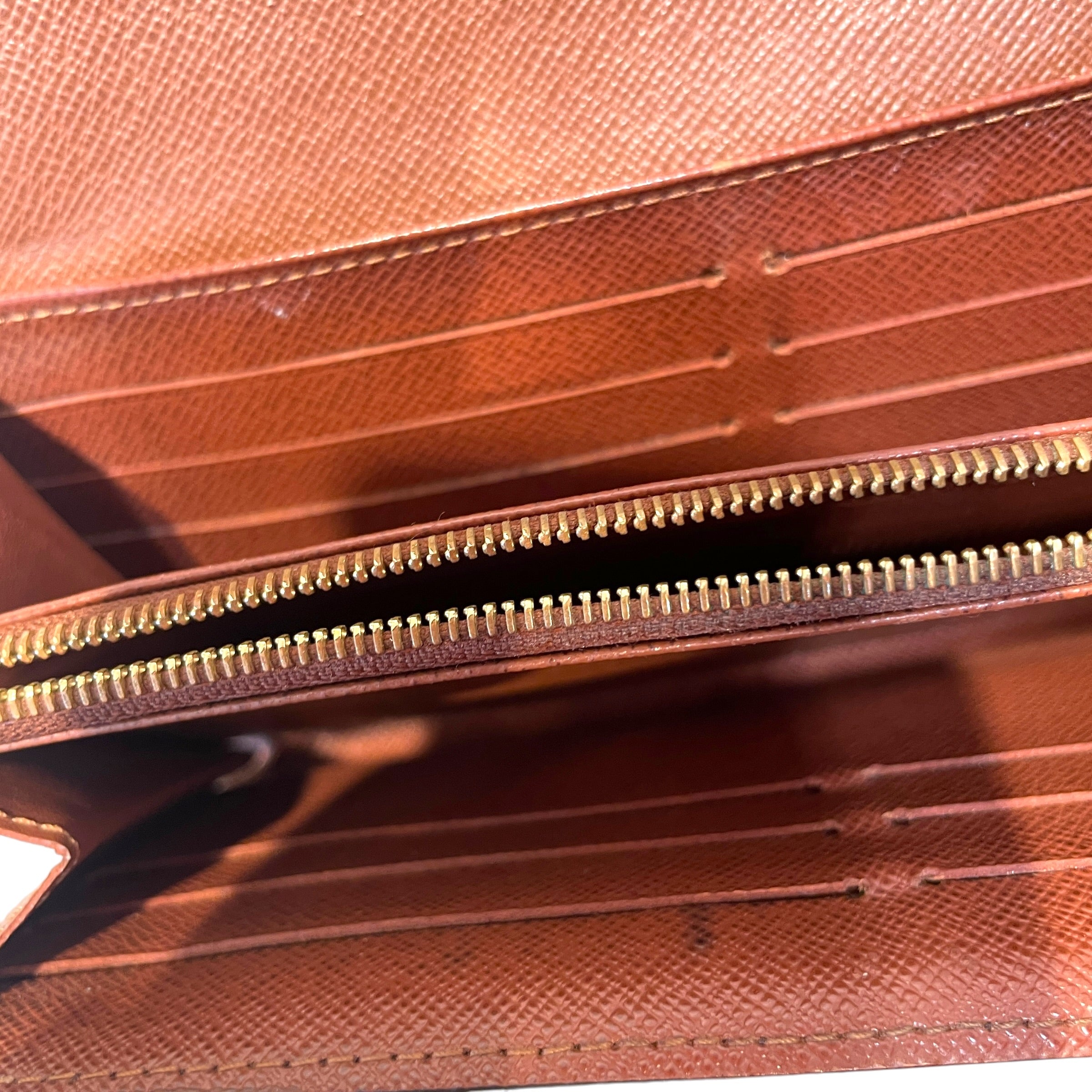 LOUIS VUITTON/Long Wallet/Monogram/Leather/BRW/L's/Sarah Wallet view 4