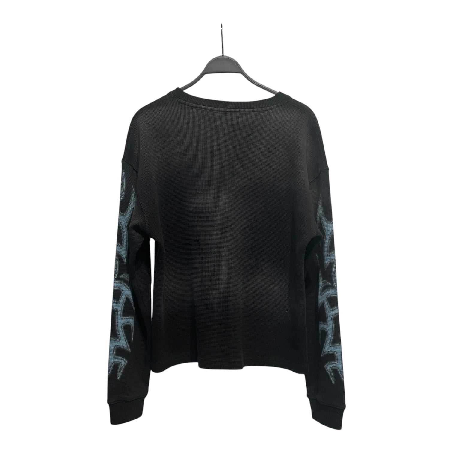 Vale/LS T-Shirt/L/Cotton/BLK/All Over Print/Tribal Wizard Thermal view 2