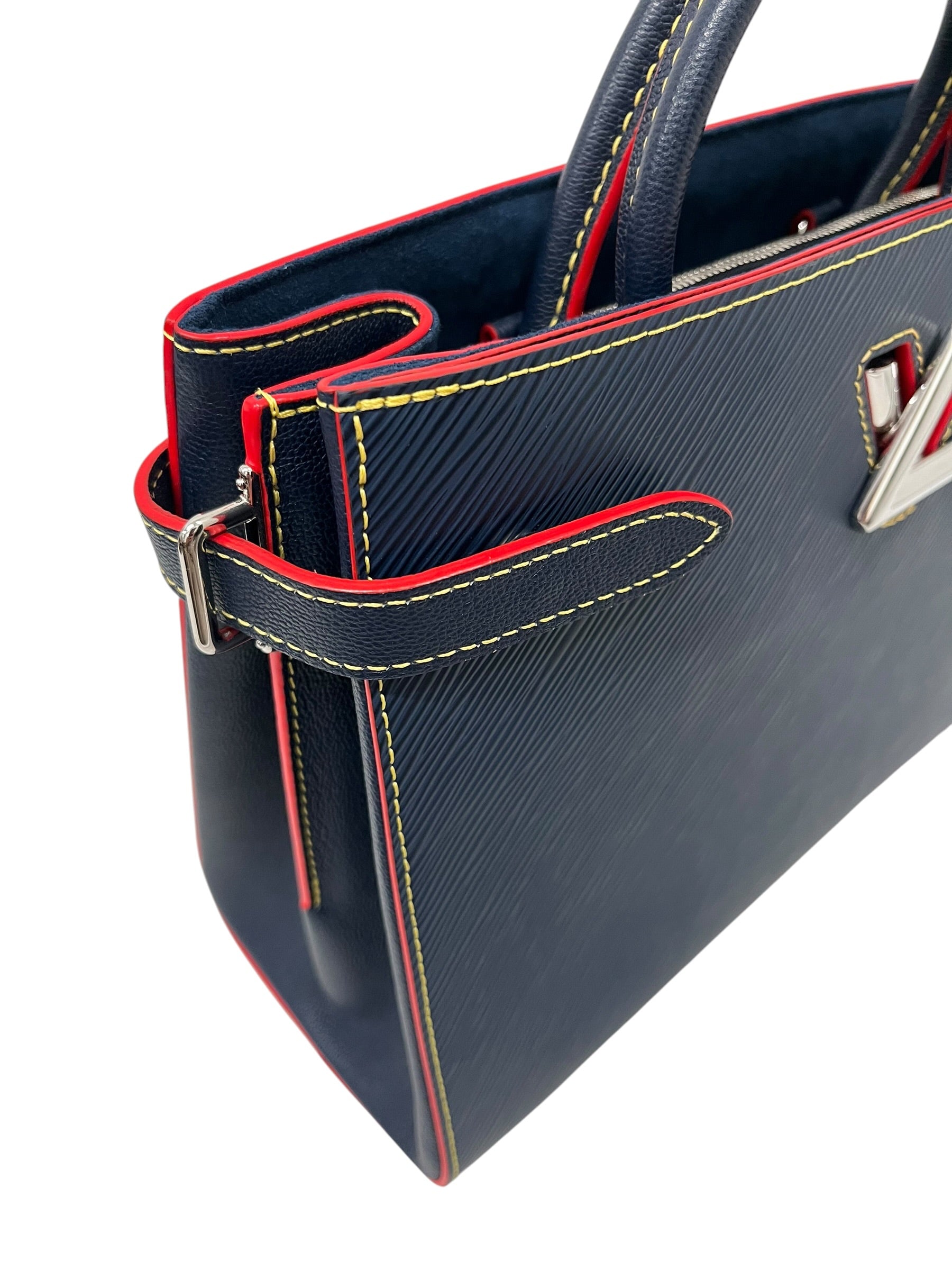 LOUIS VUITTON/Hand Bag/Border/Leather/NVY/EPI TWIST TOTE PRIMARY COLORS view 4