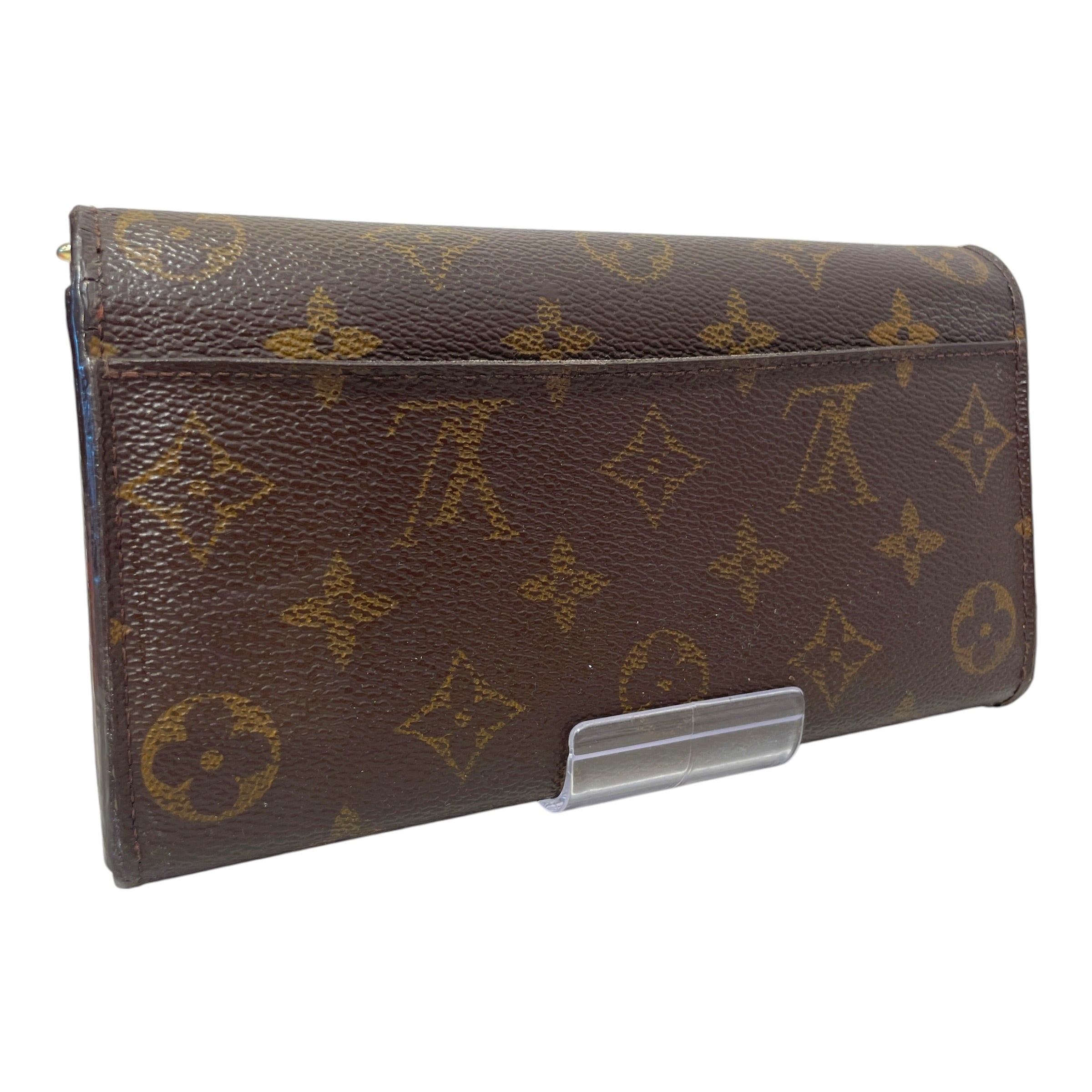 LOUIS VUITTON/Long Wallet/Monogram/Leather/BRW/L's/Sarah Wallet view 2