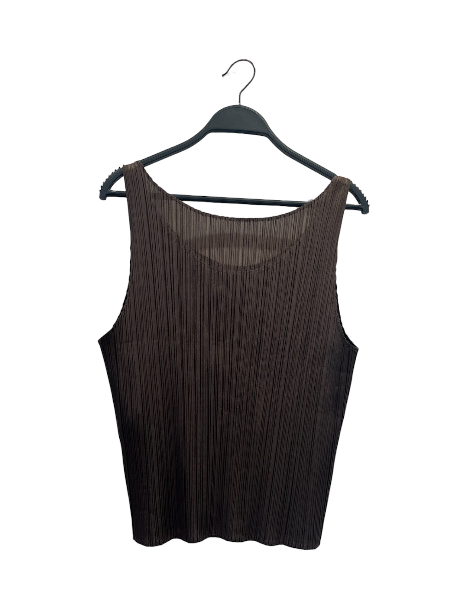 PLEATS PLEASE ISSEY MIYAKE/Blouse/3/Polyester/BRW/TANKTOP view 2