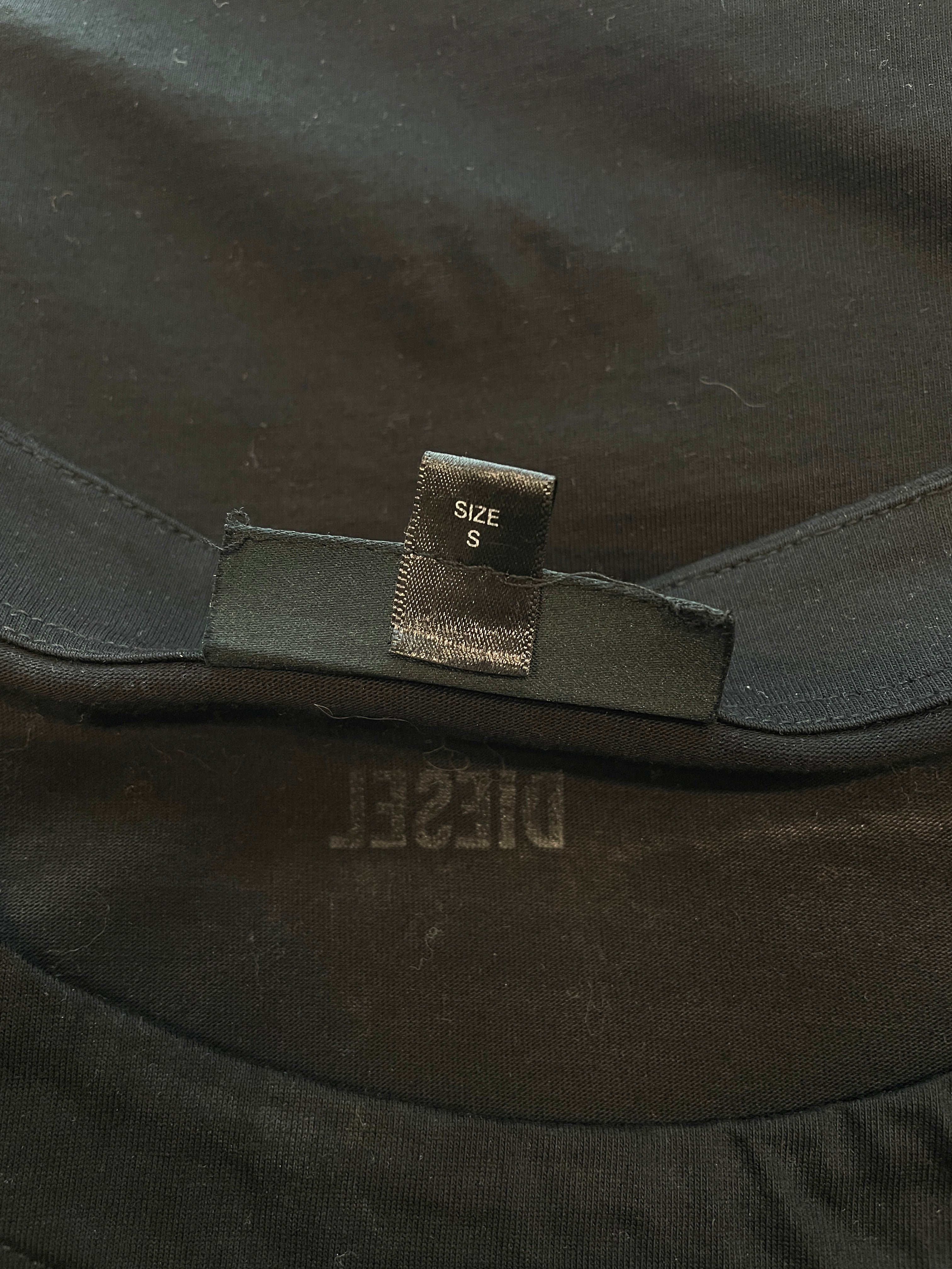 DIESEL/T-Shirt/S/Cotton/BLK/Zipper view 5