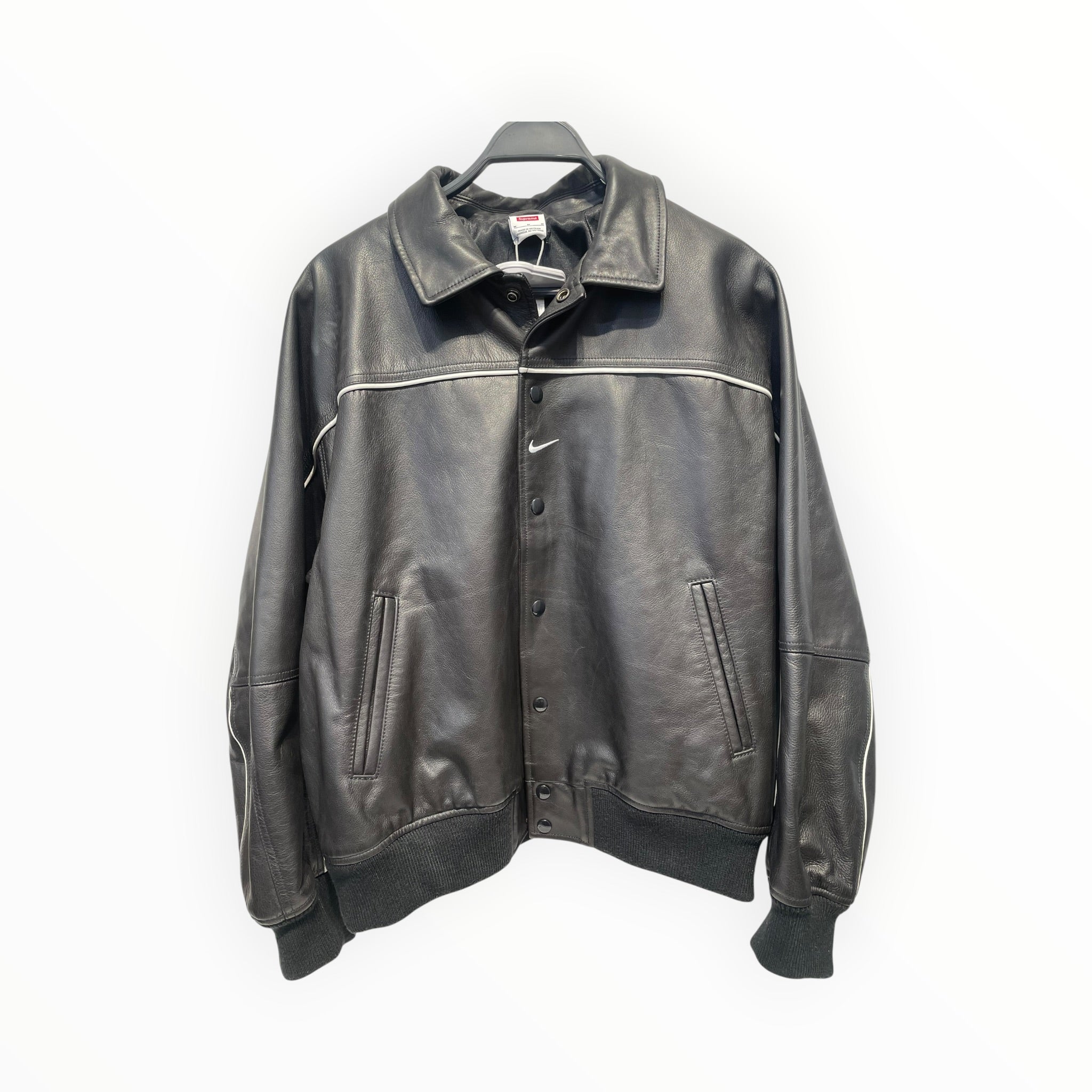 Supreme/Leather Jkt/M/Leather/BLK/SUPREME COLLAB view 1
