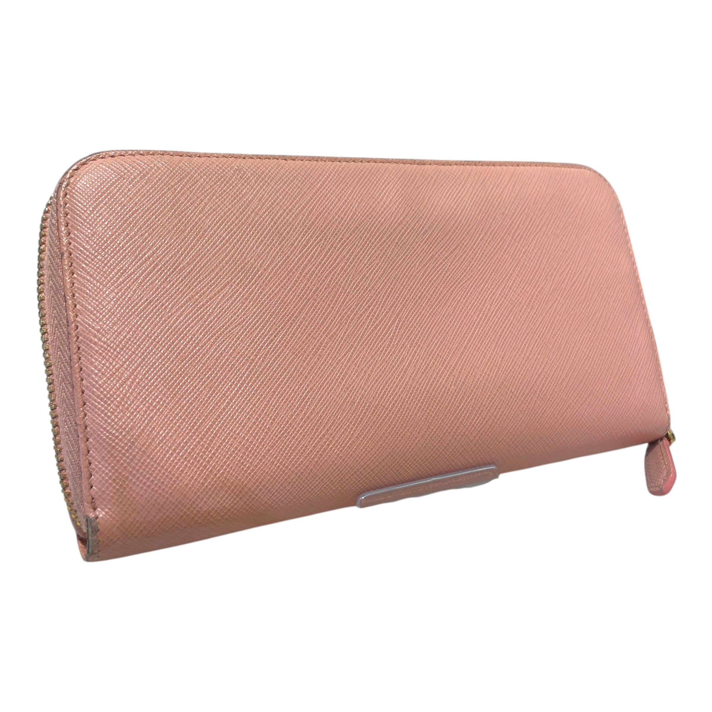 PRADA/Long Wallet/Leather/PNK/L's/Saffiano Lux view 2