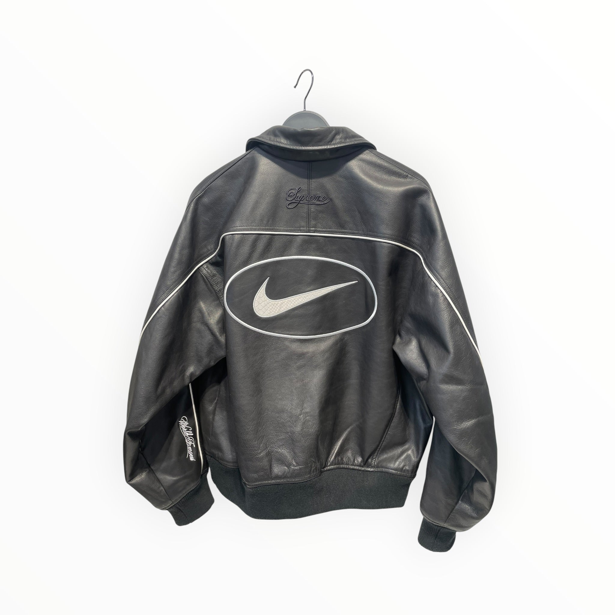 Supreme/Leather Jkt/M/Leather/BLK/SUPREME COLLAB view 2