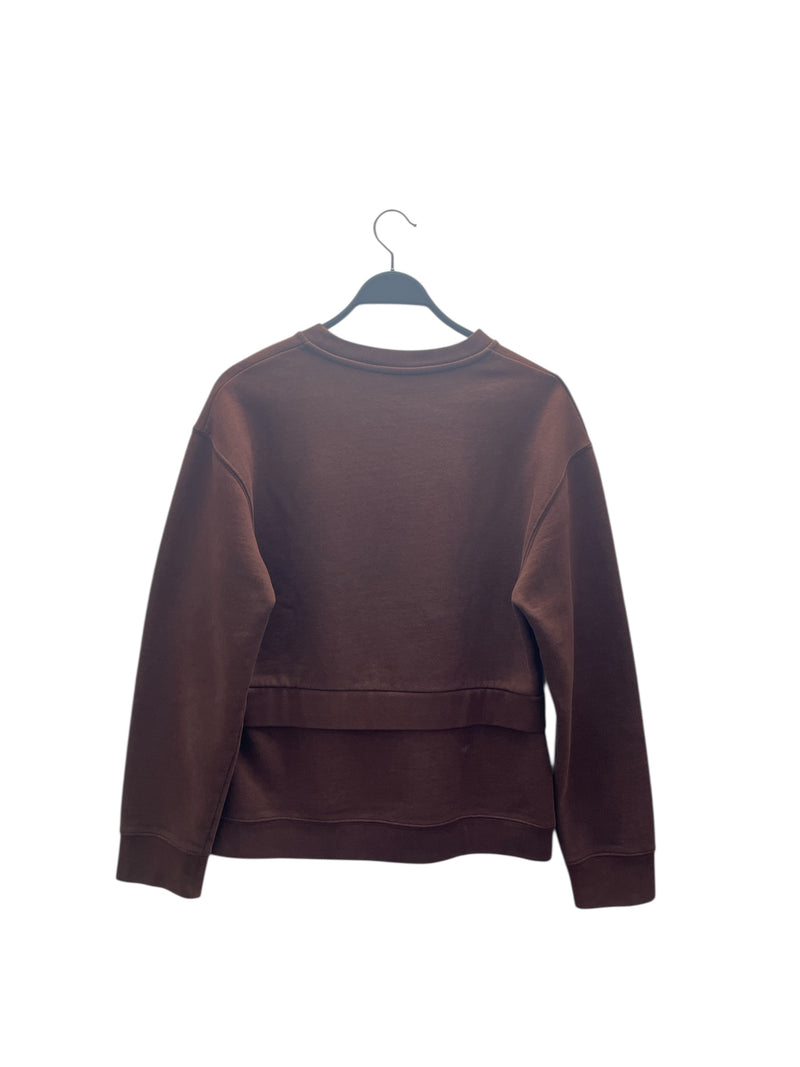 RAF SIMONS/Sweatshirt/M/Cotton/BRW/DOUBLE CROP