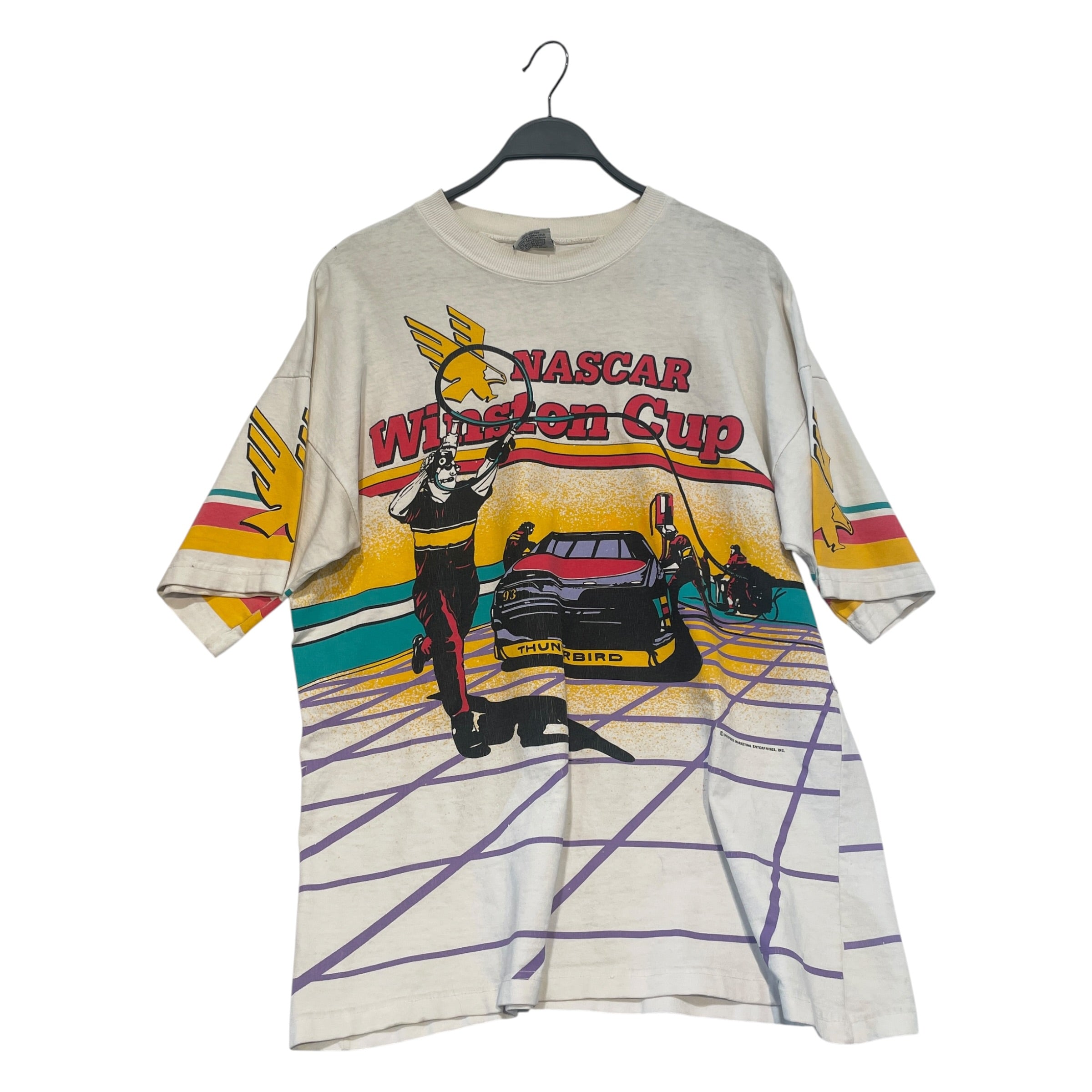 Vintage Motorsports Traditions/T-Shirt/L/Cotton/WHT/Graphic/1993 NASCAR Winston Cup view 1