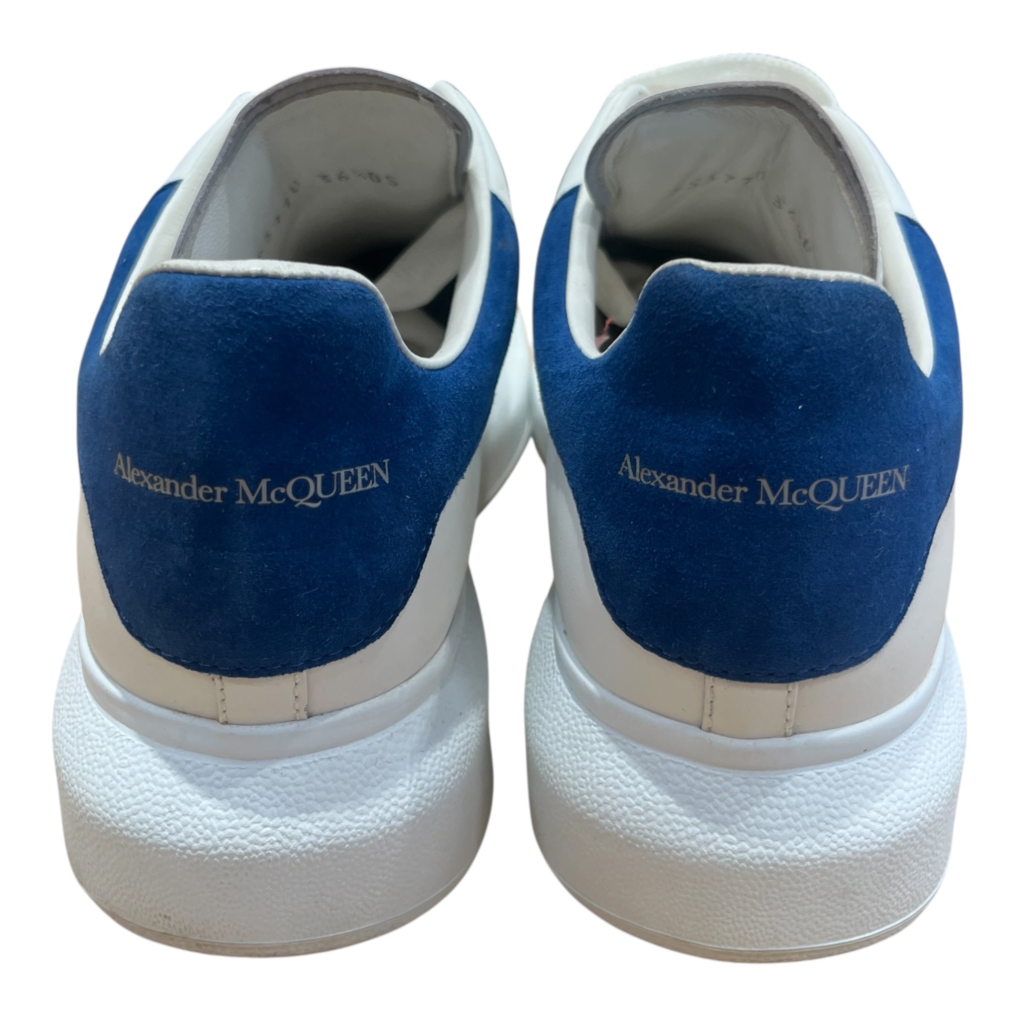 Alexander McQueen/Low-Sneakers/EU 36.5/Cotton/WHT/OVERSIZE PARIS BLUE view 3
