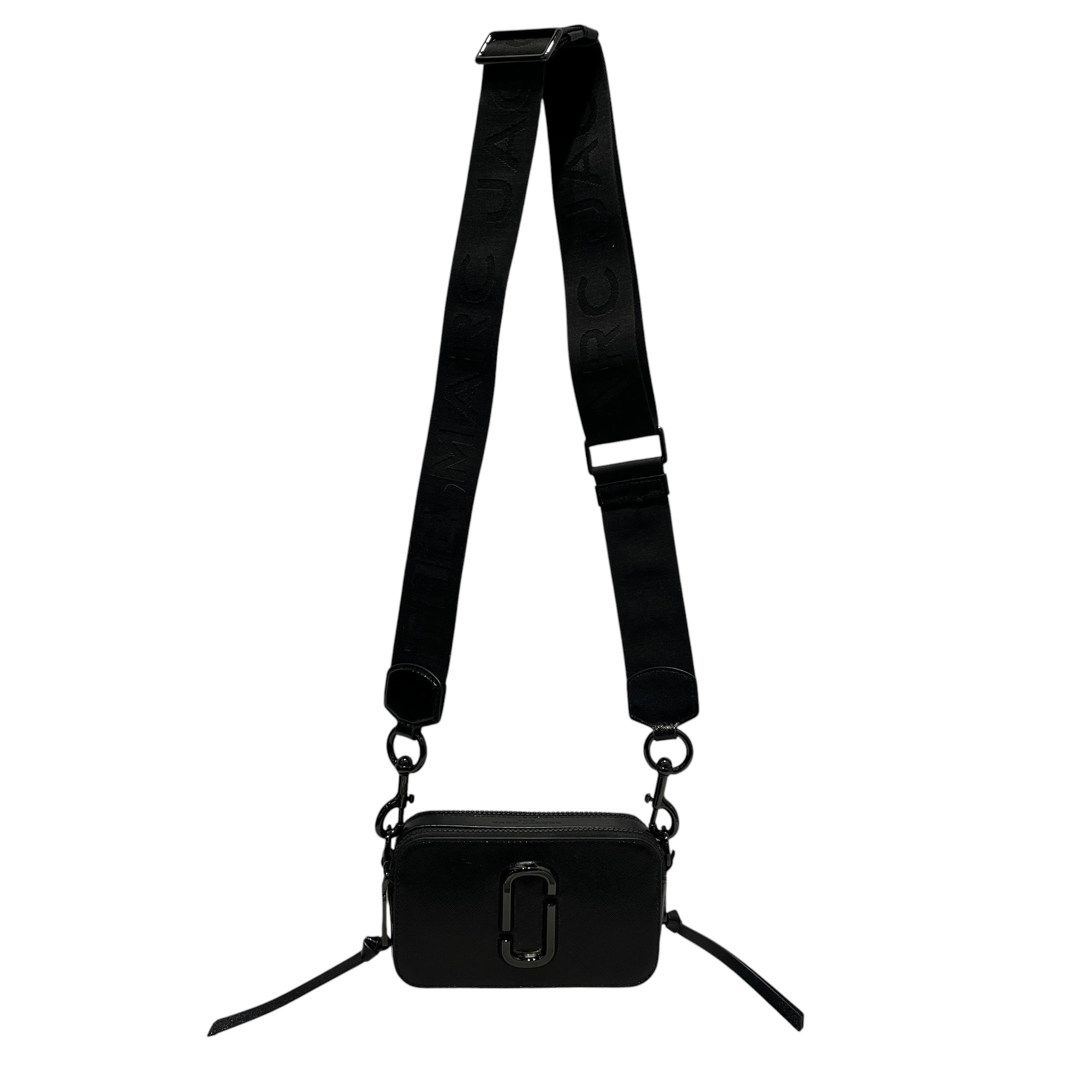 MARC JACOBS/Cross Body Bag/Leather/BLK/SNAPSHOT/DTM/SAFFIANO view 1