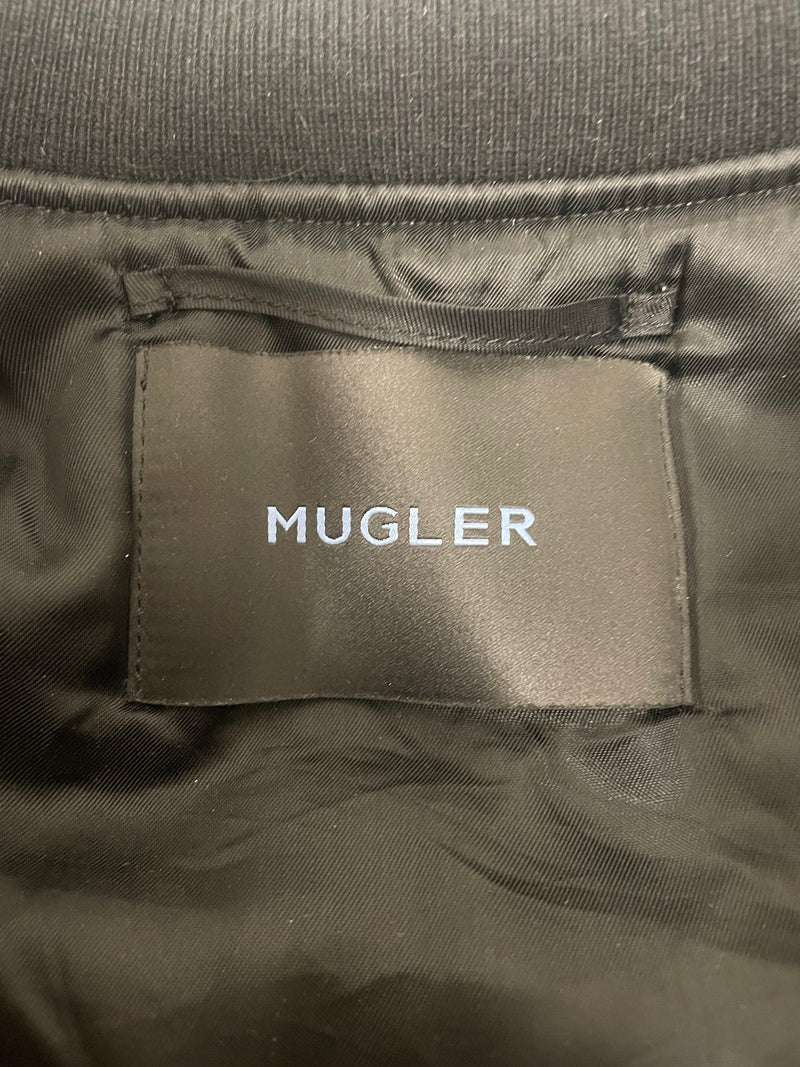 MUGLER/Puffer Jkt/36/Nylon/BLK/CROPPED BOMBER
