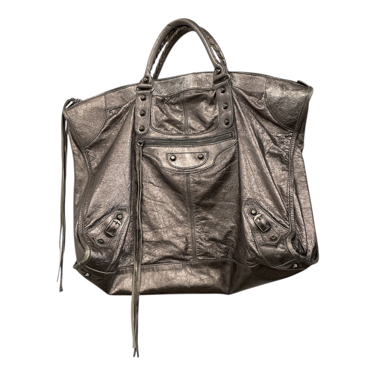 BALENCIAGA/Tote Bag/Leather/SLV/LE CITY BAG view 1