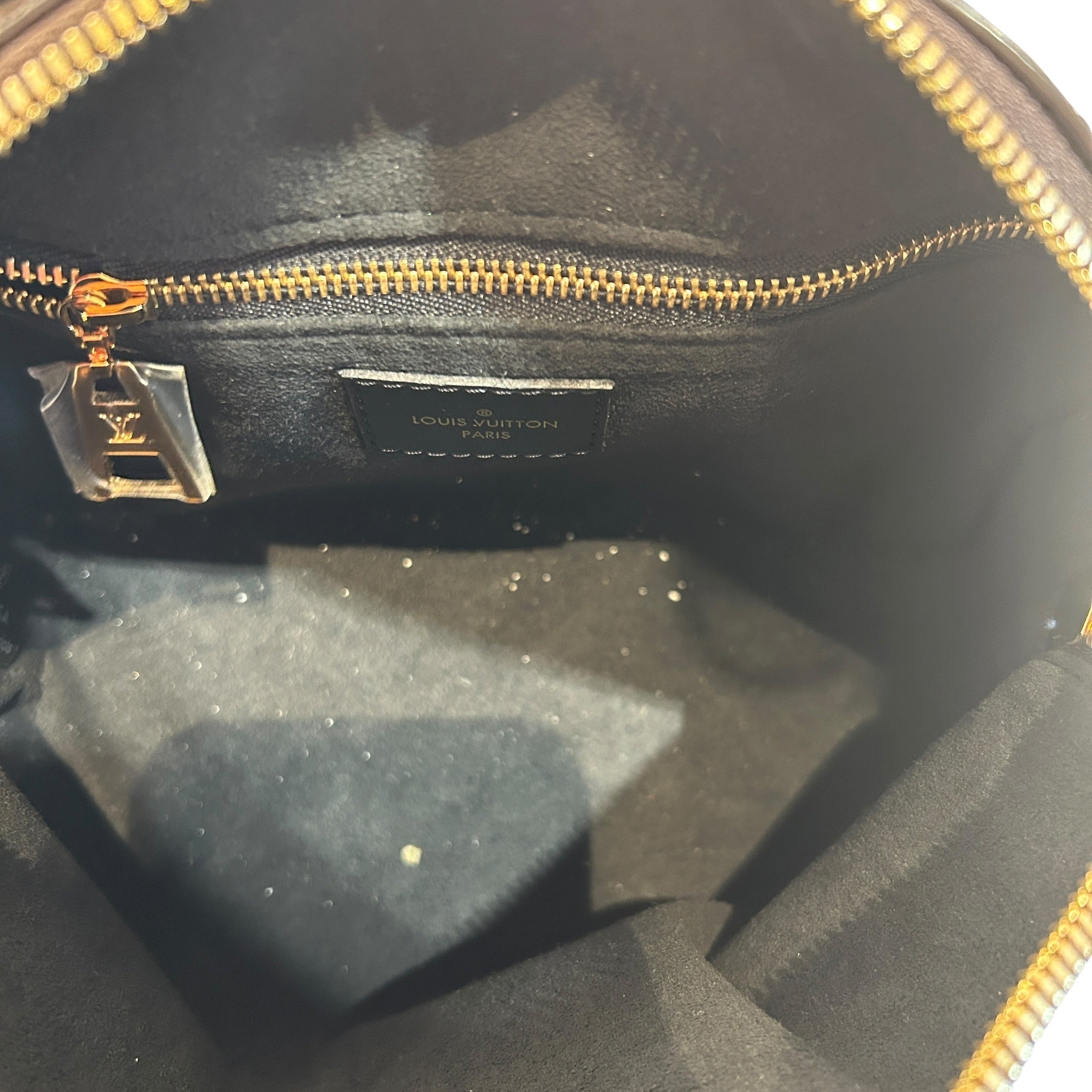 LOUIS VUITTON/Hand Bag/Monogram/Leather/BRW/Mono. Petite Malle Souple view 4