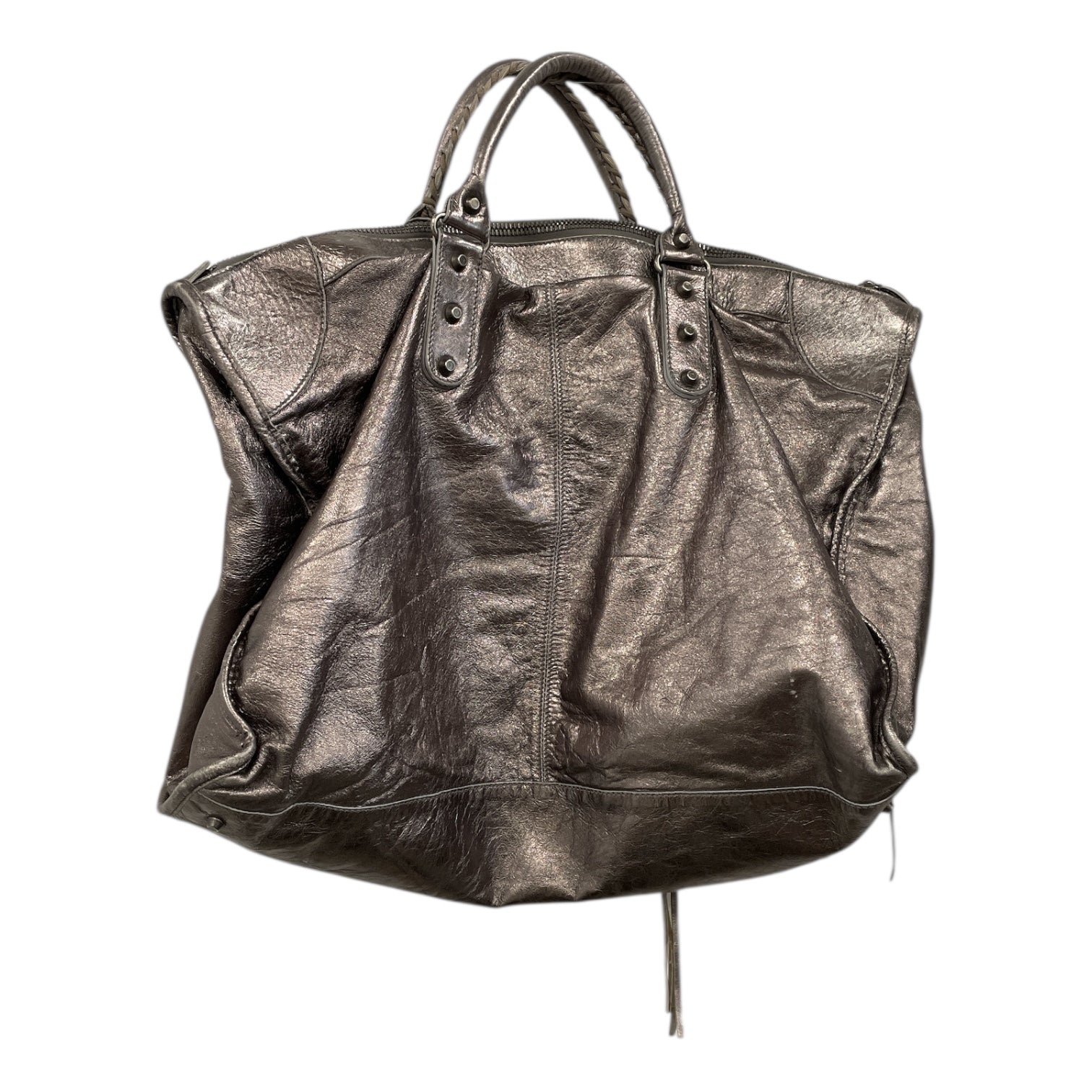 BALENCIAGA/Tote Bag/Leather/SLV/LE CITY BAG view 2