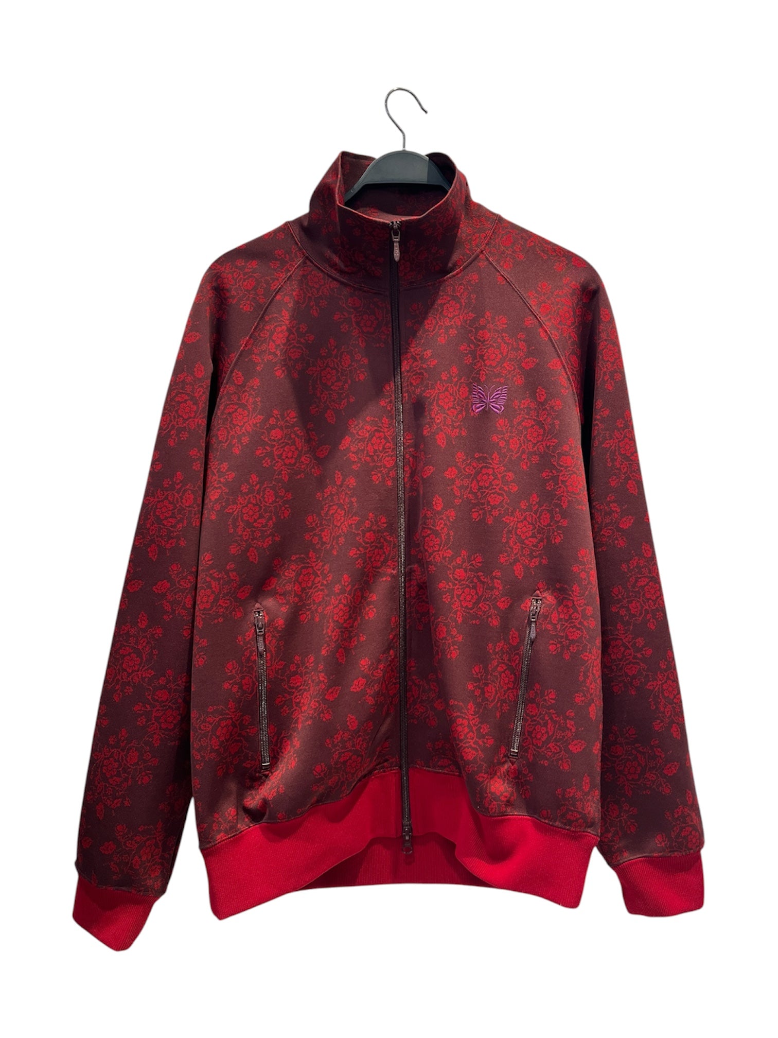 Needles/Windbreaker/L/Polyester/RED/Single Breasted/All Over Print/ view 1