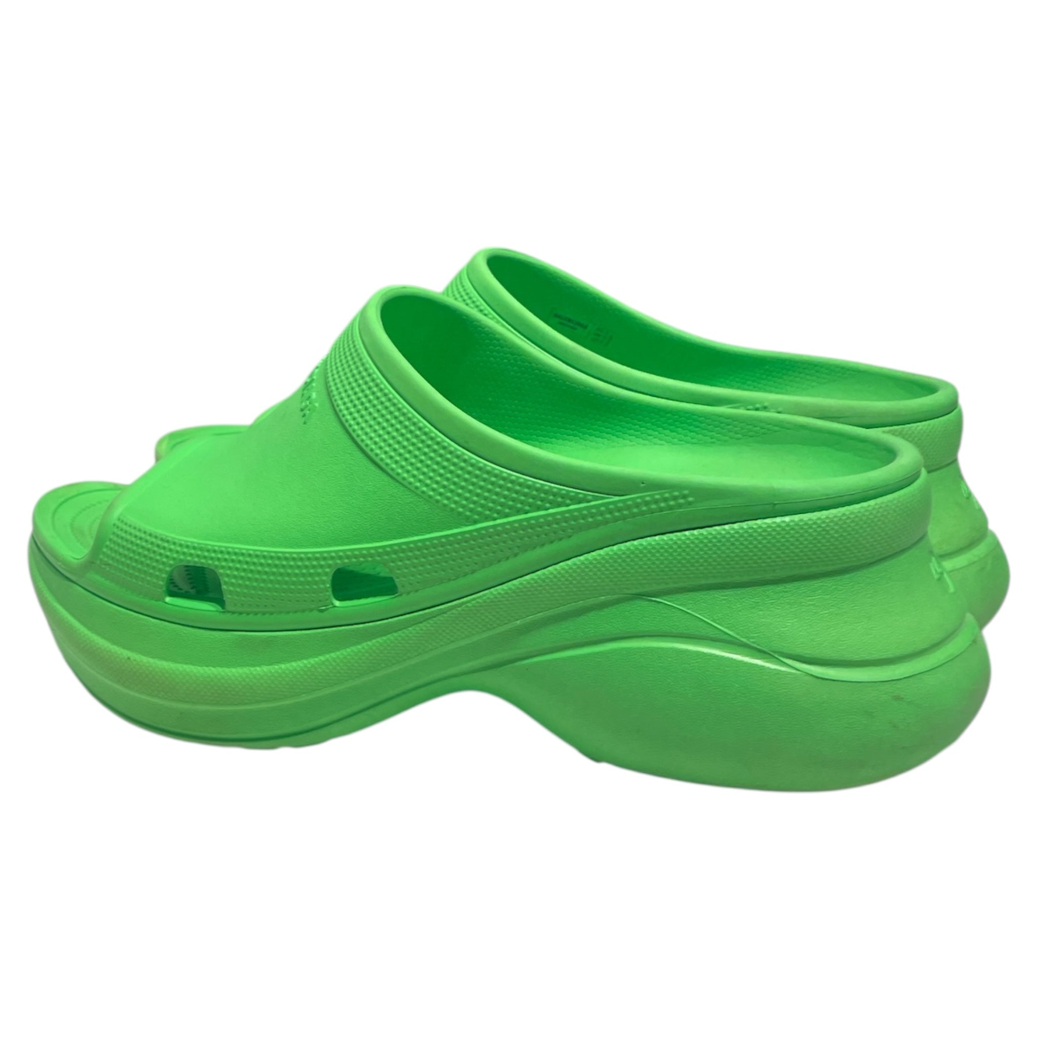 BALENCIAGA/Shoes/EU 44/GRN/Straight Tip/Balenciaga Pool side Crocs view 2