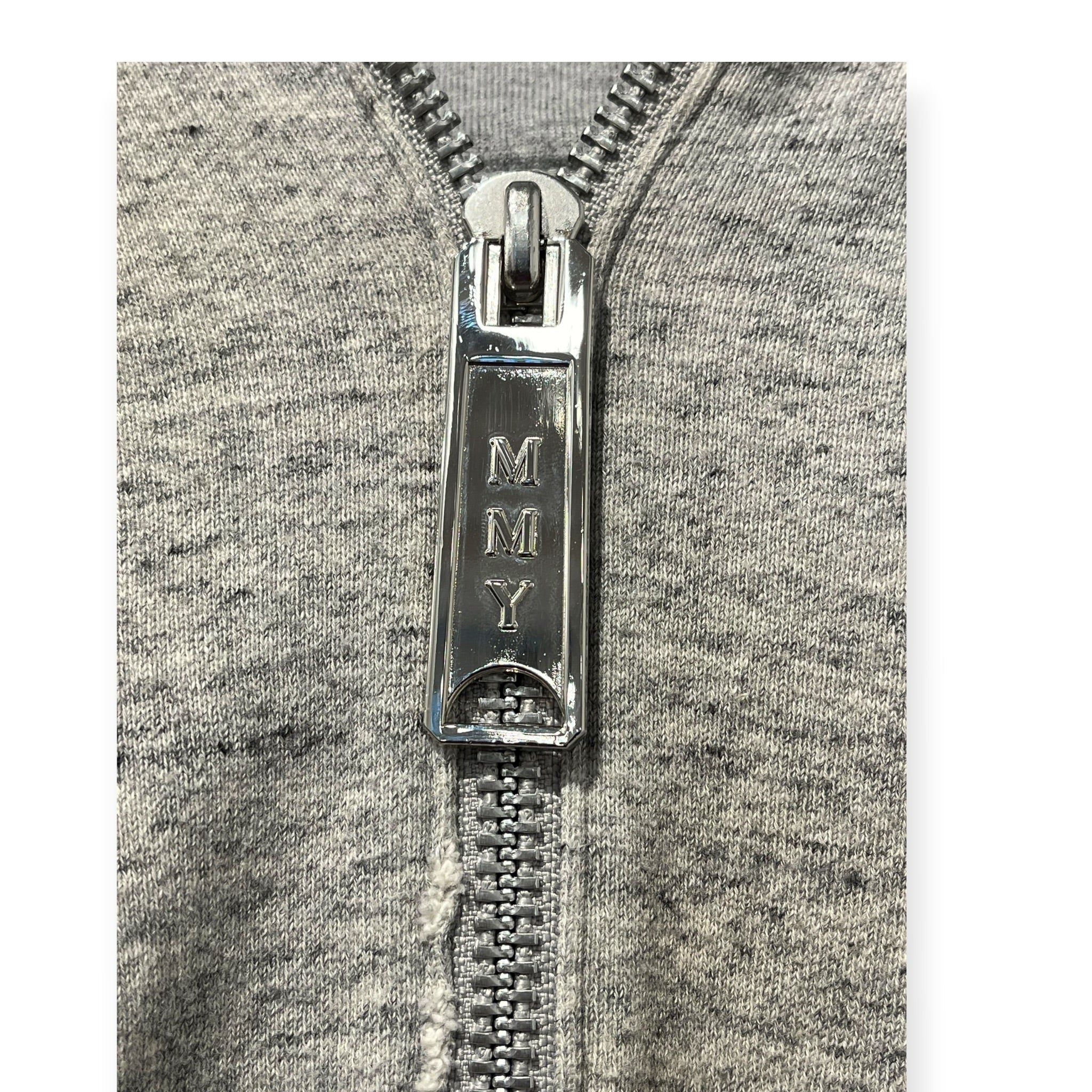 MIHARA YASUHIRO/Hoodie/52/Cotton/GRY/DOCKING 1/4 ZIP HOODIE view 5