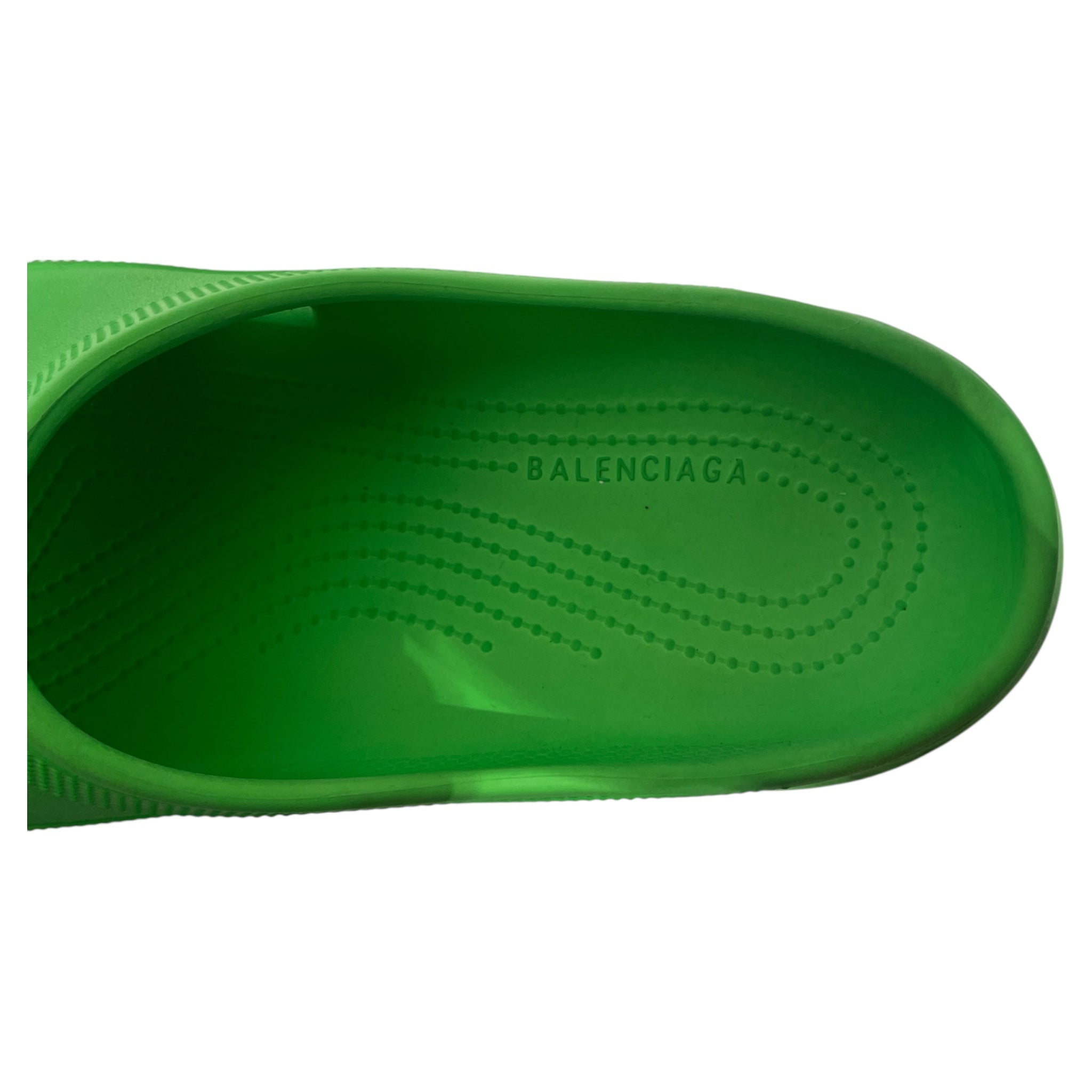 BALENCIAGA/Shoes/EU 44/GRN/Straight Tip/Balenciaga Pool side Crocs view 3