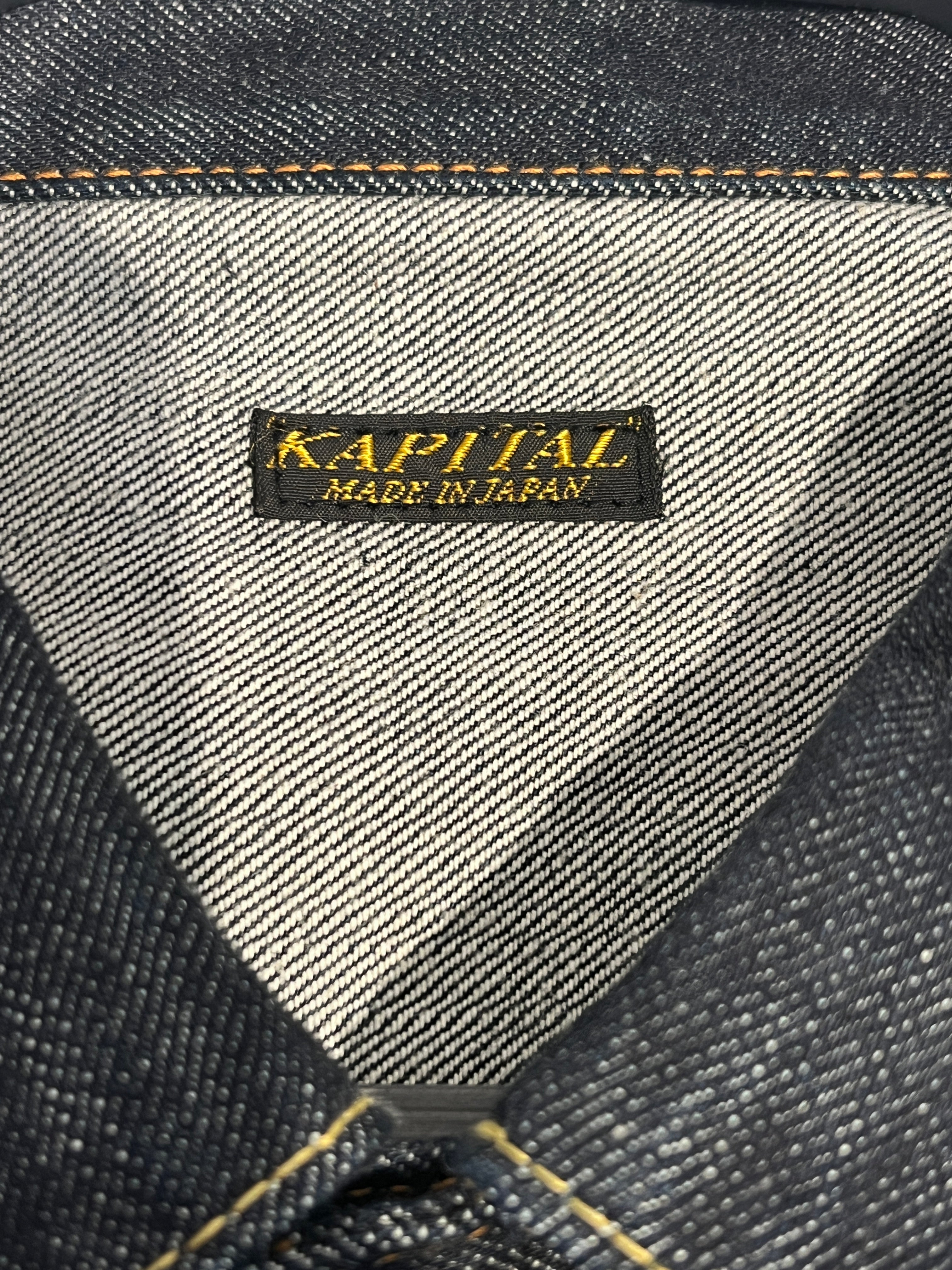 KAPITAL/Straight Pants/30/Denim/IDG/5P Monkey Cisco No. 9+S Doro view 3