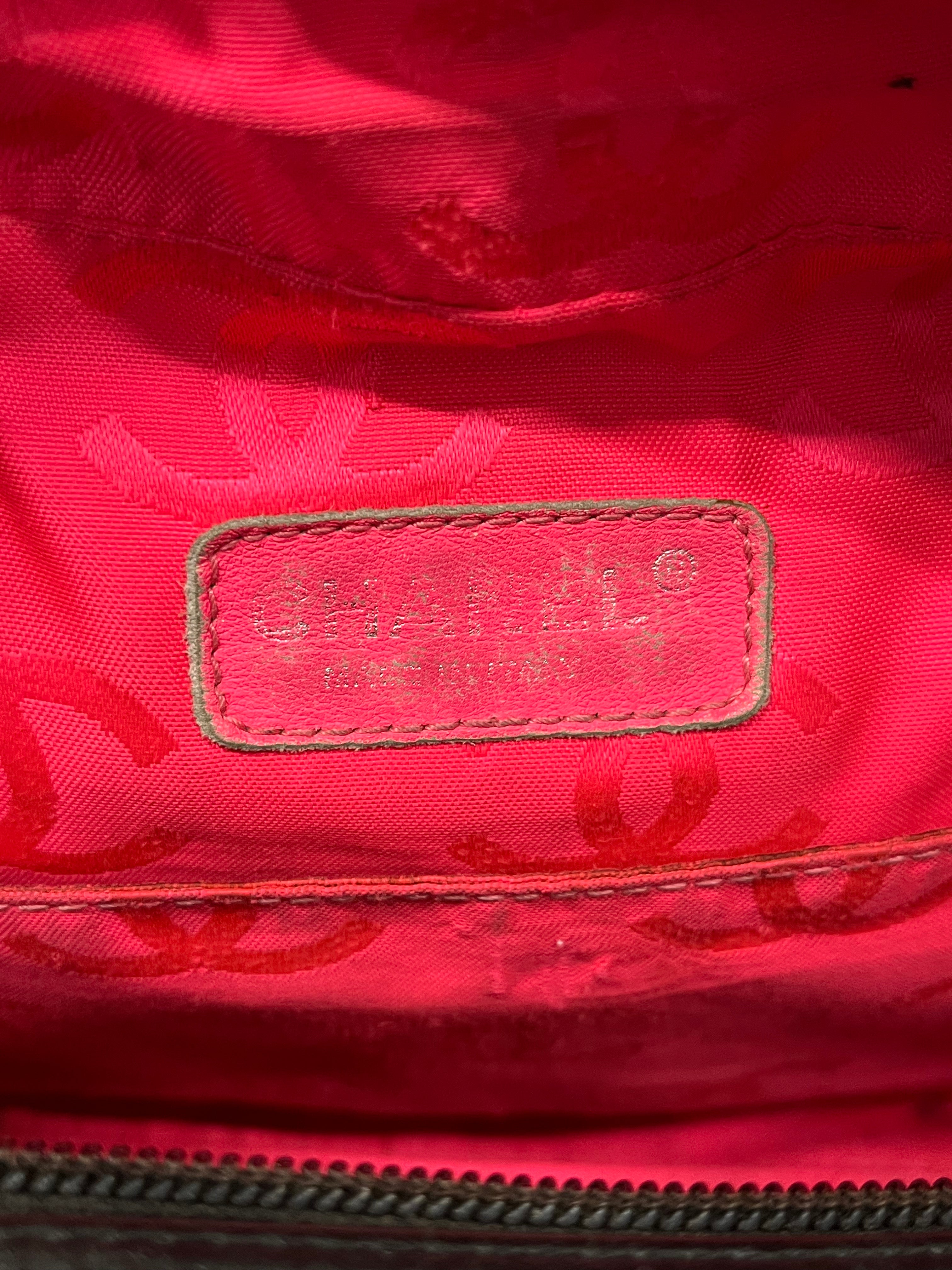 CHANEL/Hand Bag/Leather/BLK/CAMBON REPORTER LEATHER view 4