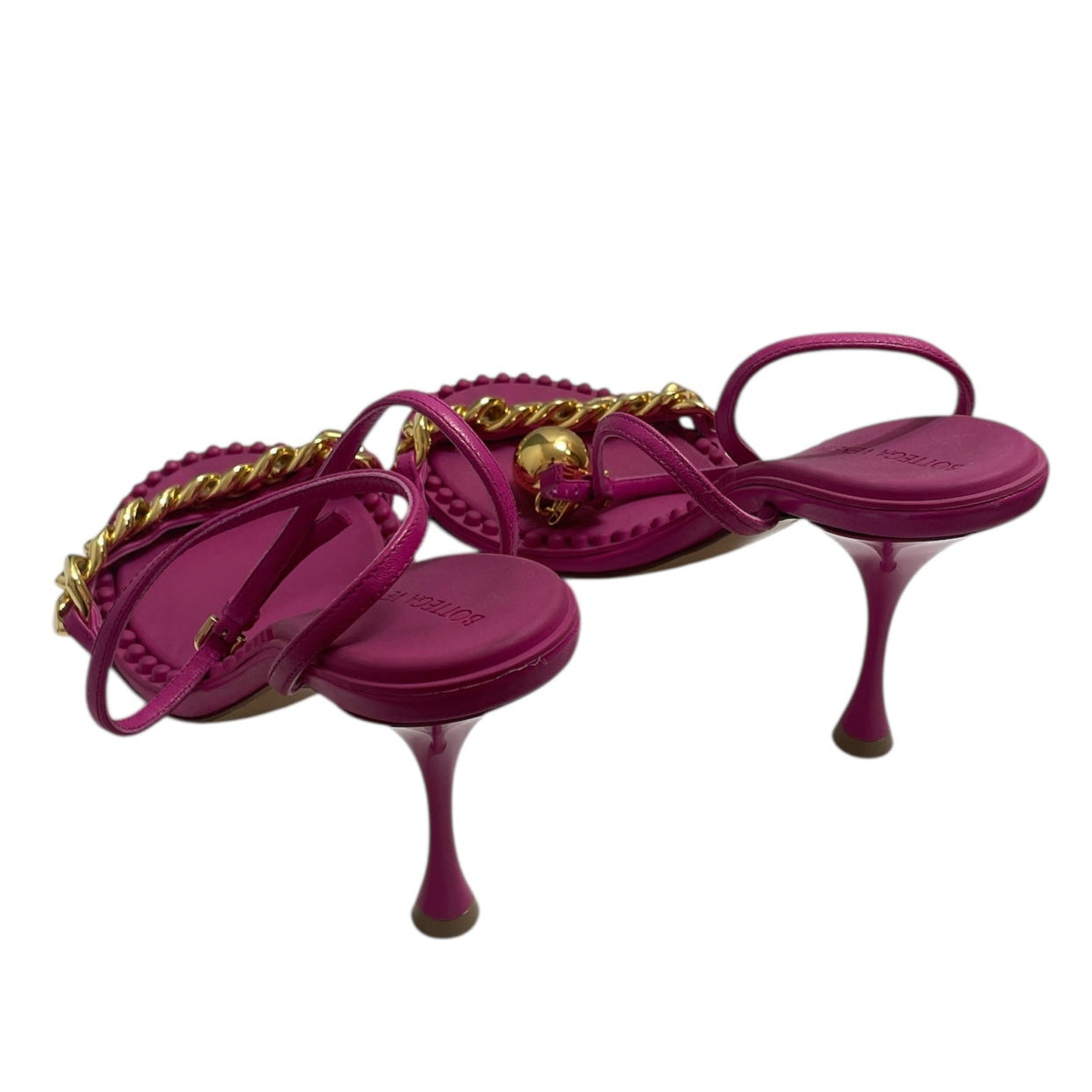 BOTTEGA VENETA/Heels/EU 39.5/PNK/NAPA BALL/ GOLD HARWARE view 2