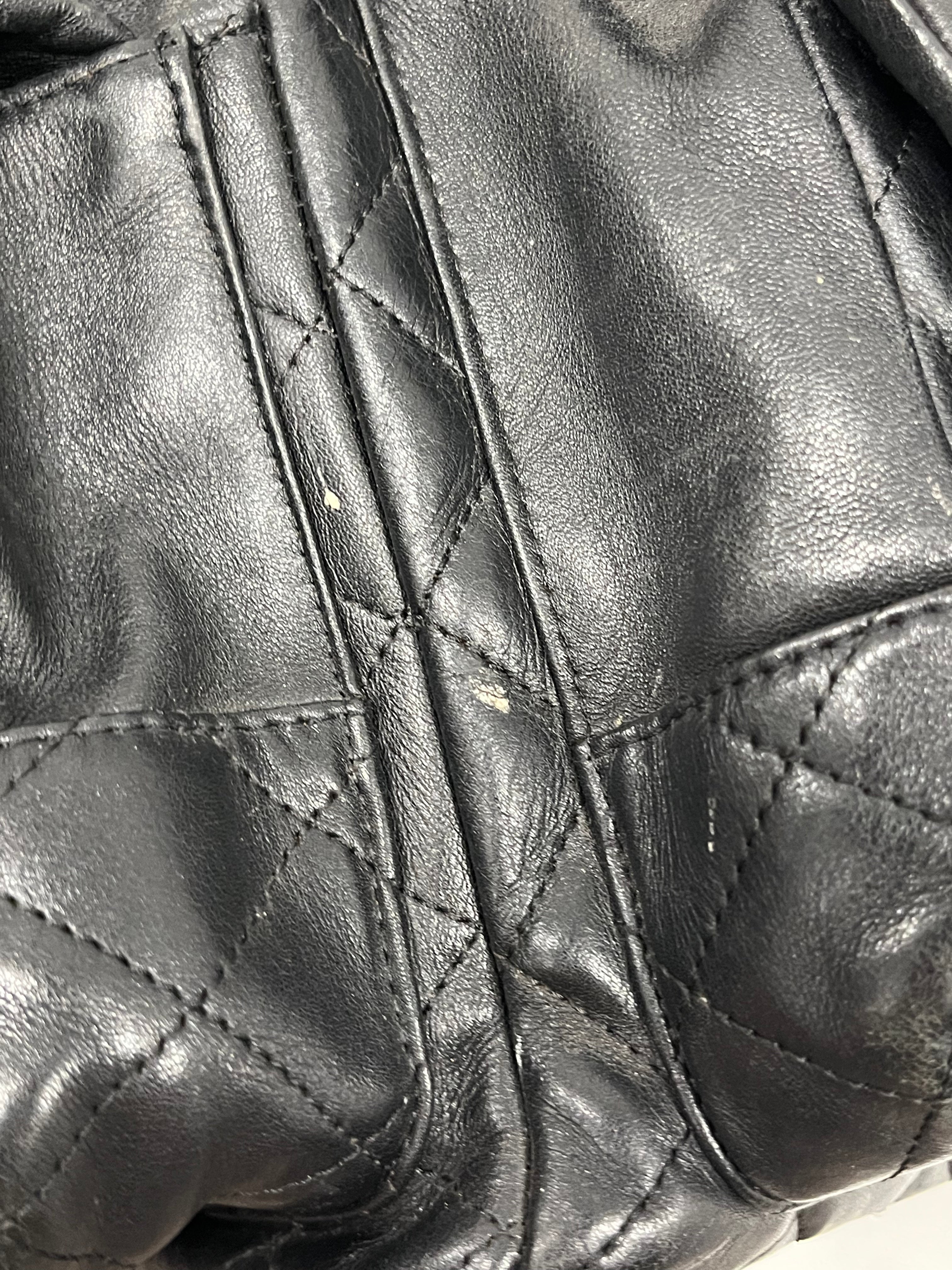 CHANEL/Hand Bag/Leather/BLK/CAMBON REPORTER LEATHER view 7