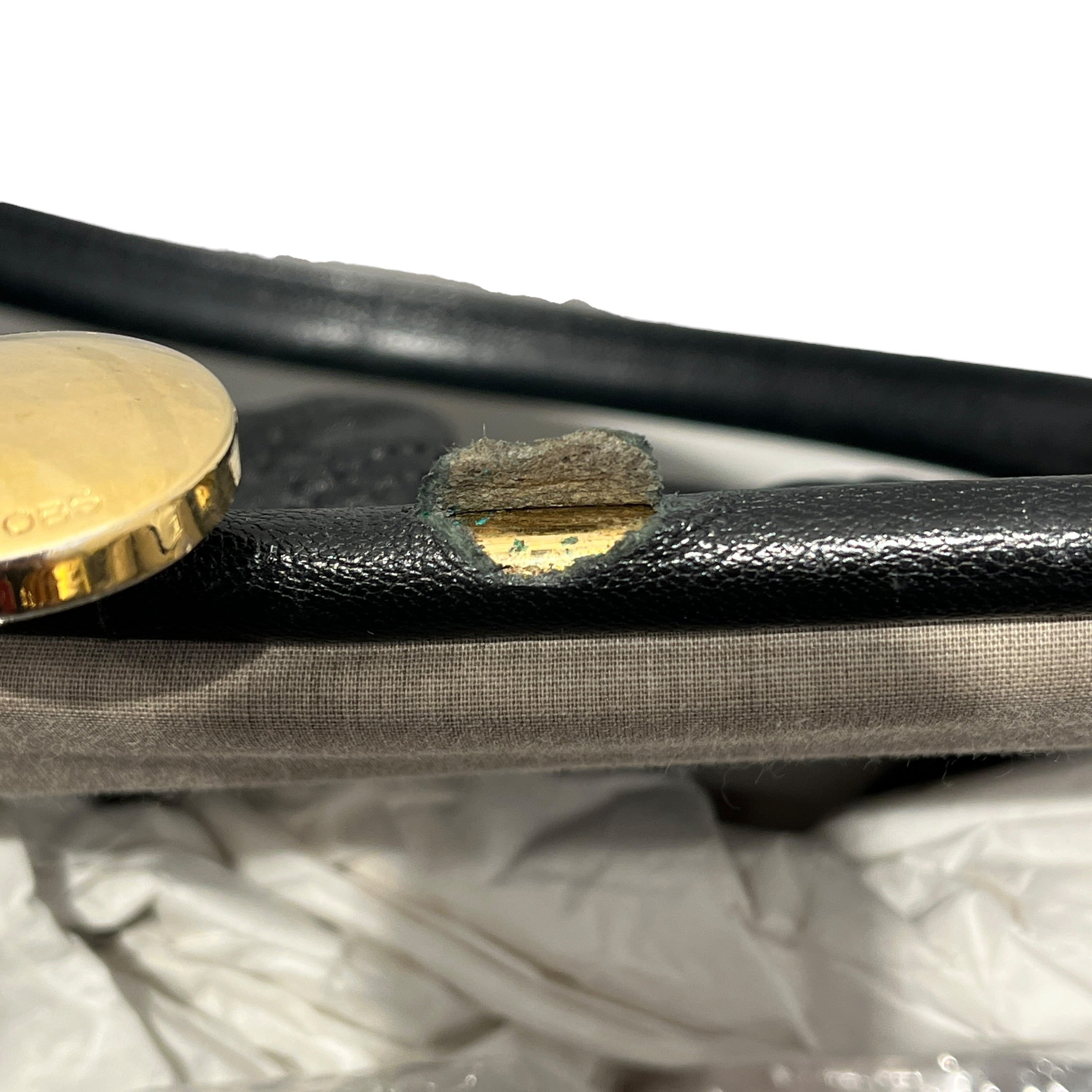 MARC JACOBS/Hand Bag/Leather/BLK/QUILTED/KISSLOCK/STAM BAG view 7