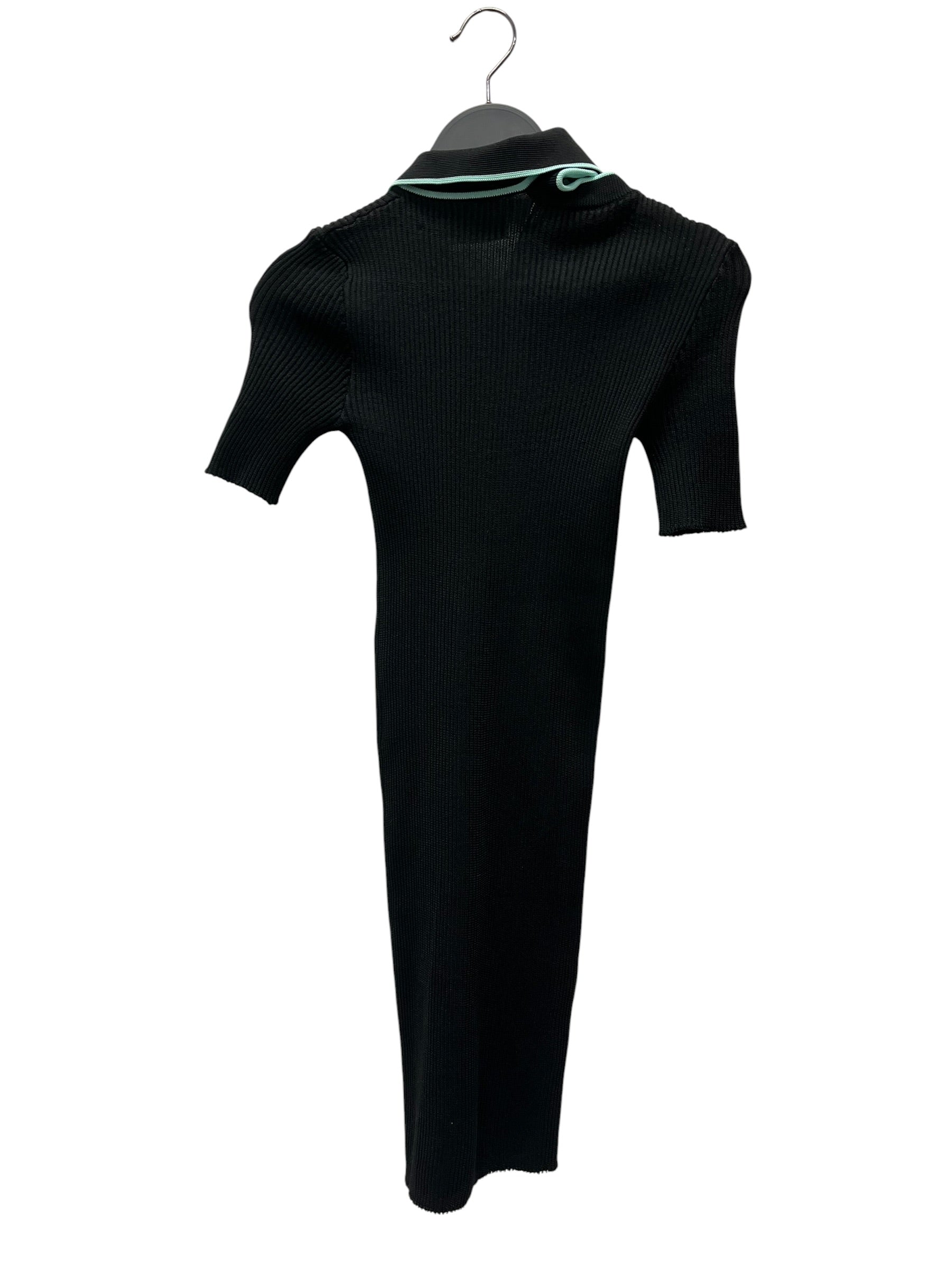 Y/PROJECT/SS Dress/34/Polyester/BLK/DOUBLE COLLAR POLO DRESS view 2