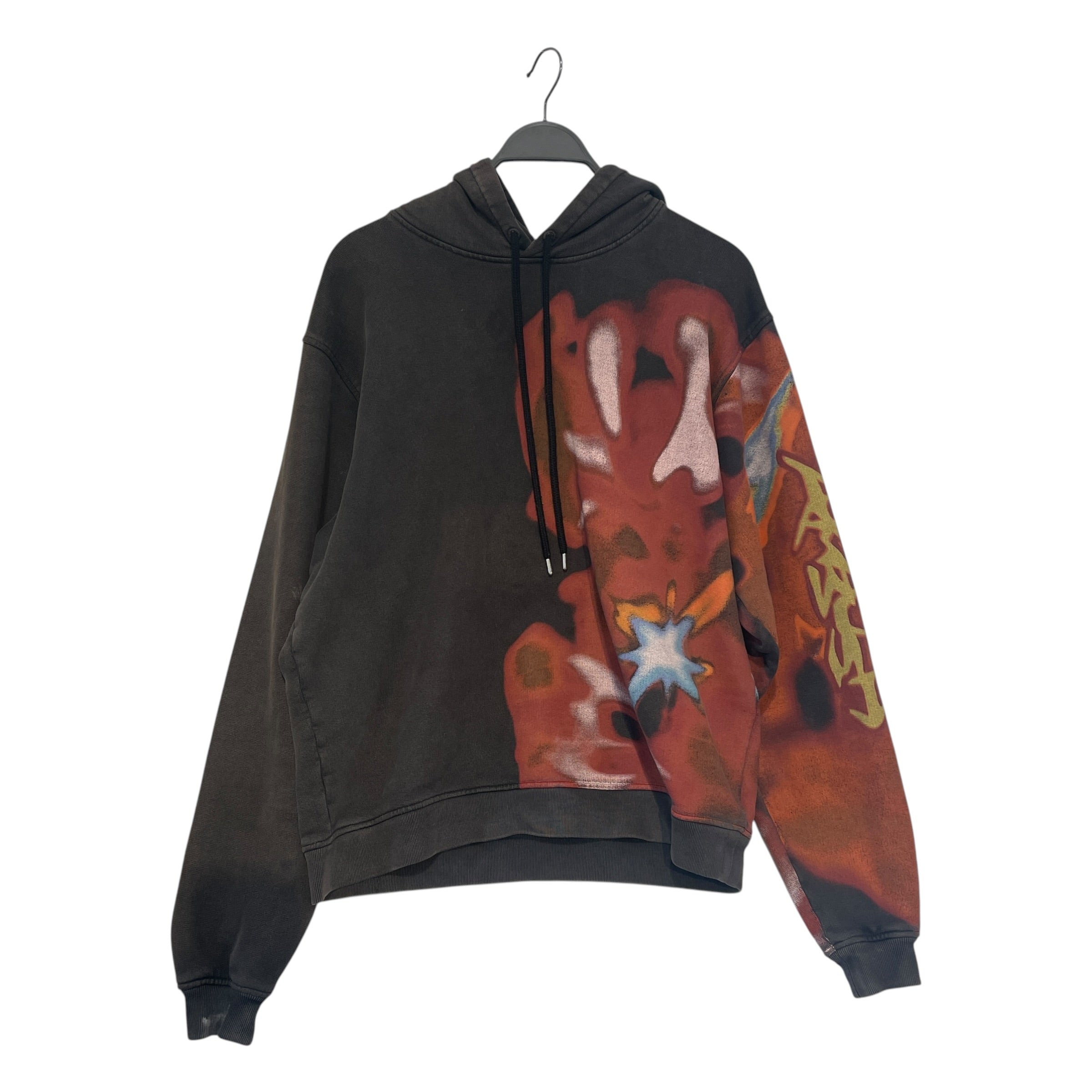 AMBUSH/Hoodie/S/All Over Print/Cotton/GRY/Red Graphic Print Hoodie view 1