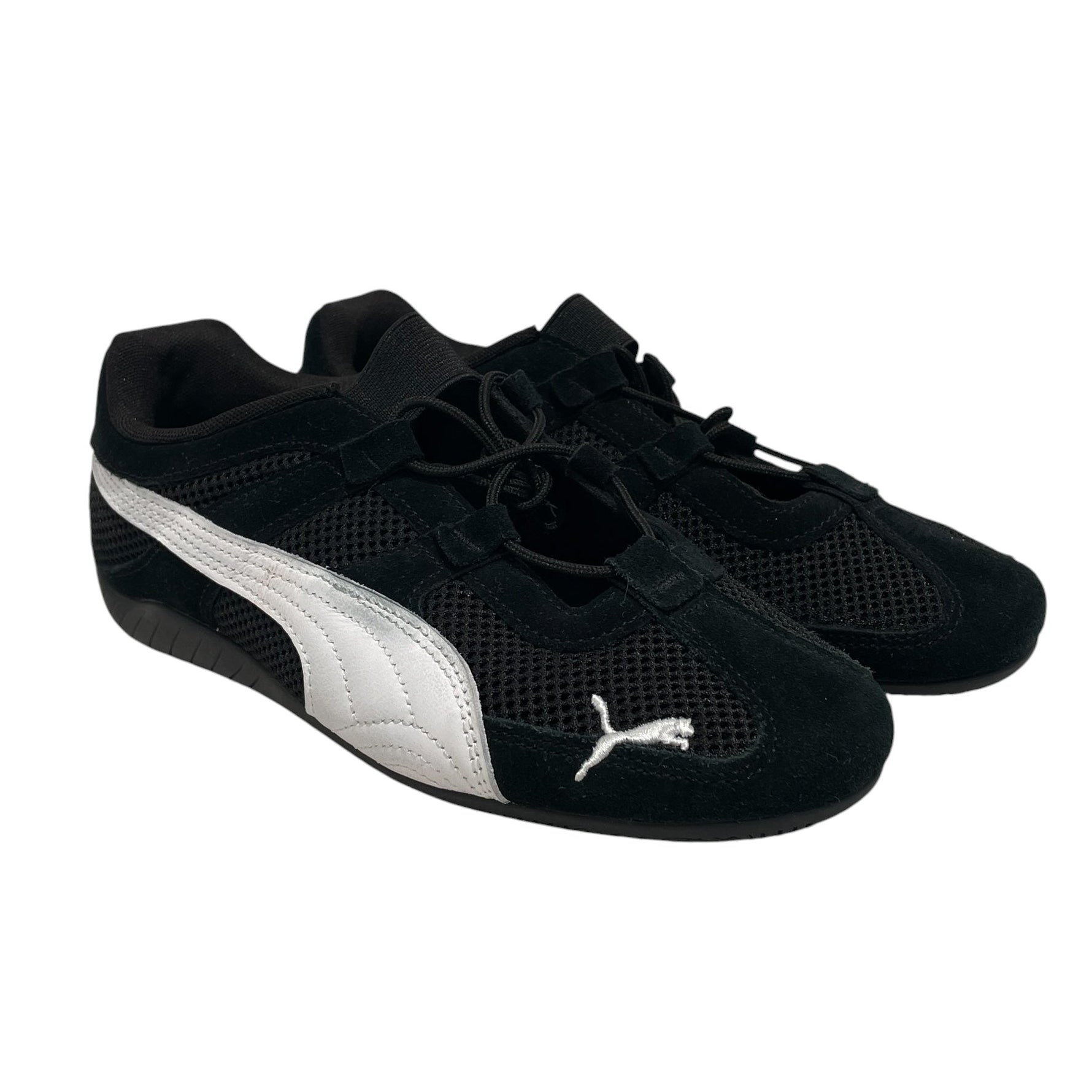 PUMA/Flat Shoes/US 8/Cotton/BLK/speedcat go view 1