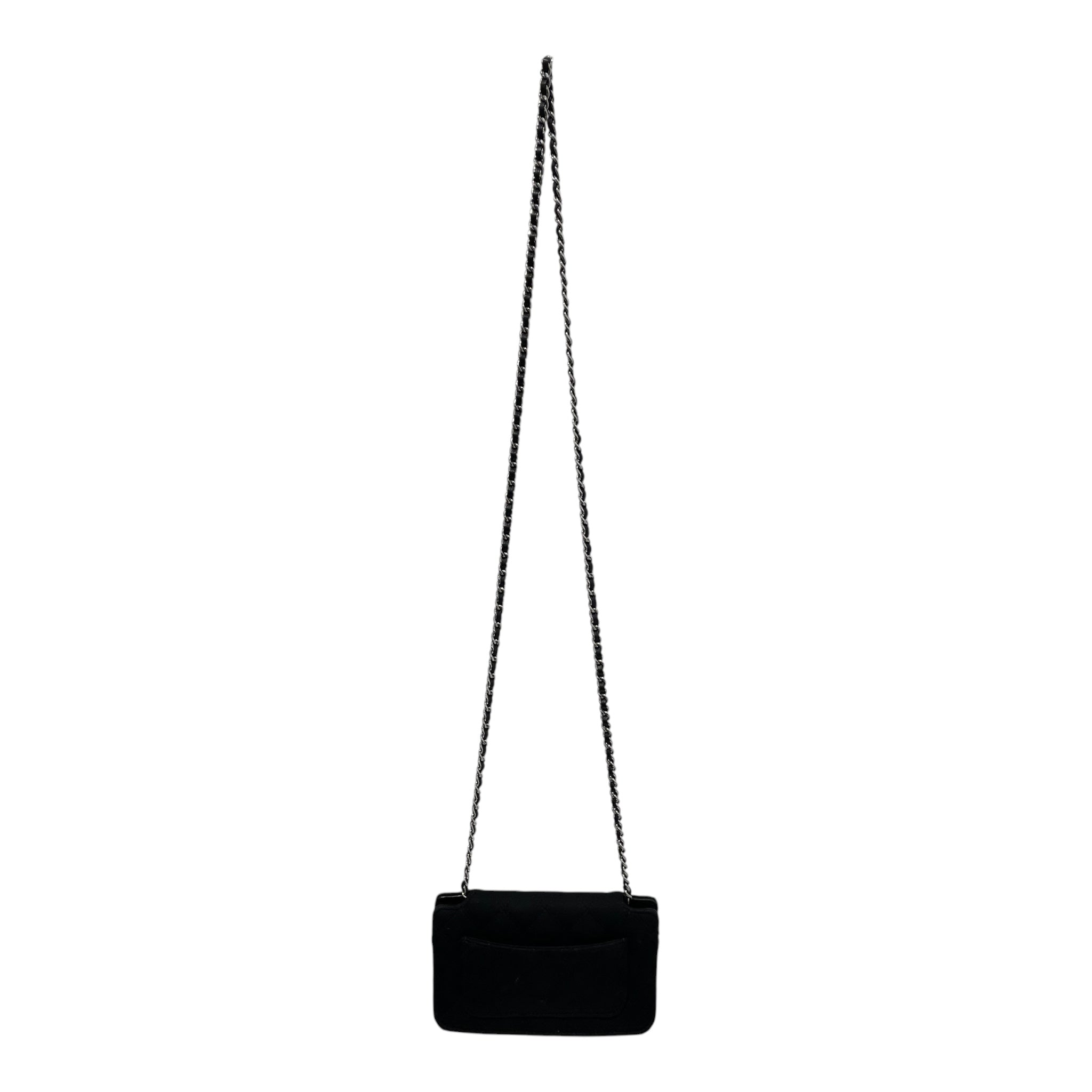 CHANEL/Cross Body Bag/Cotton/BLK/quilted cotton, 31752496 view 2