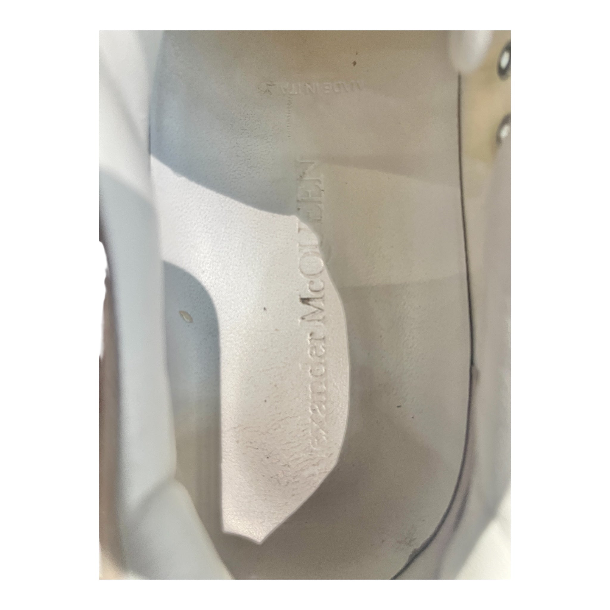 Alexander McQueen/Low-Sneakers/EU 42/WHT/Pink Sole view 3