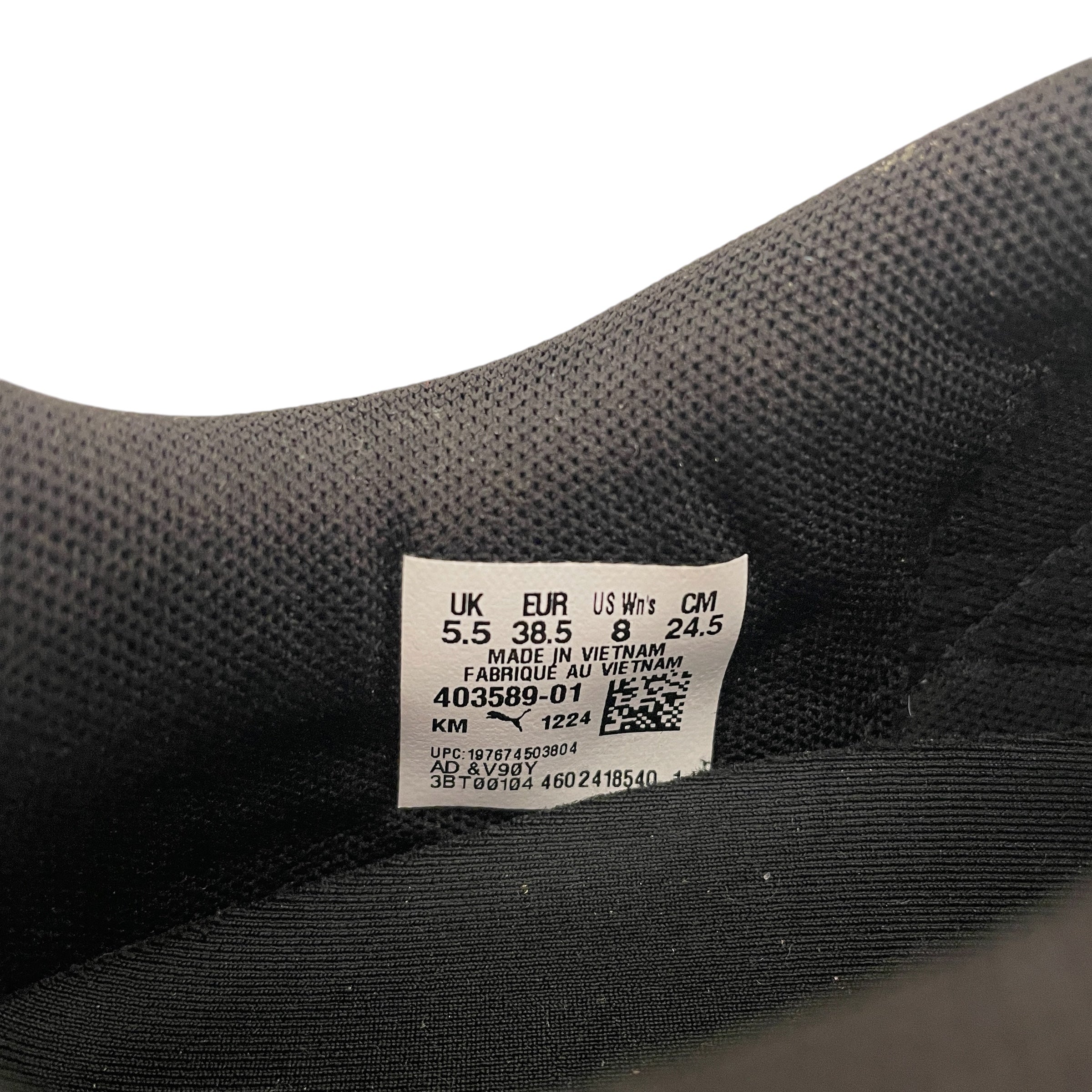PUMA/Flat Shoes/US 8/Cotton/BLK/speedcat go view 5