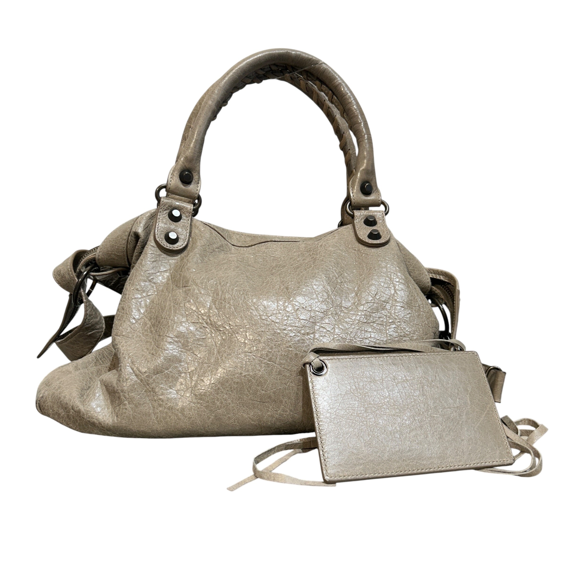 BALENCIAGA/Hand Bag/Leather/GRY/City Bag view 2