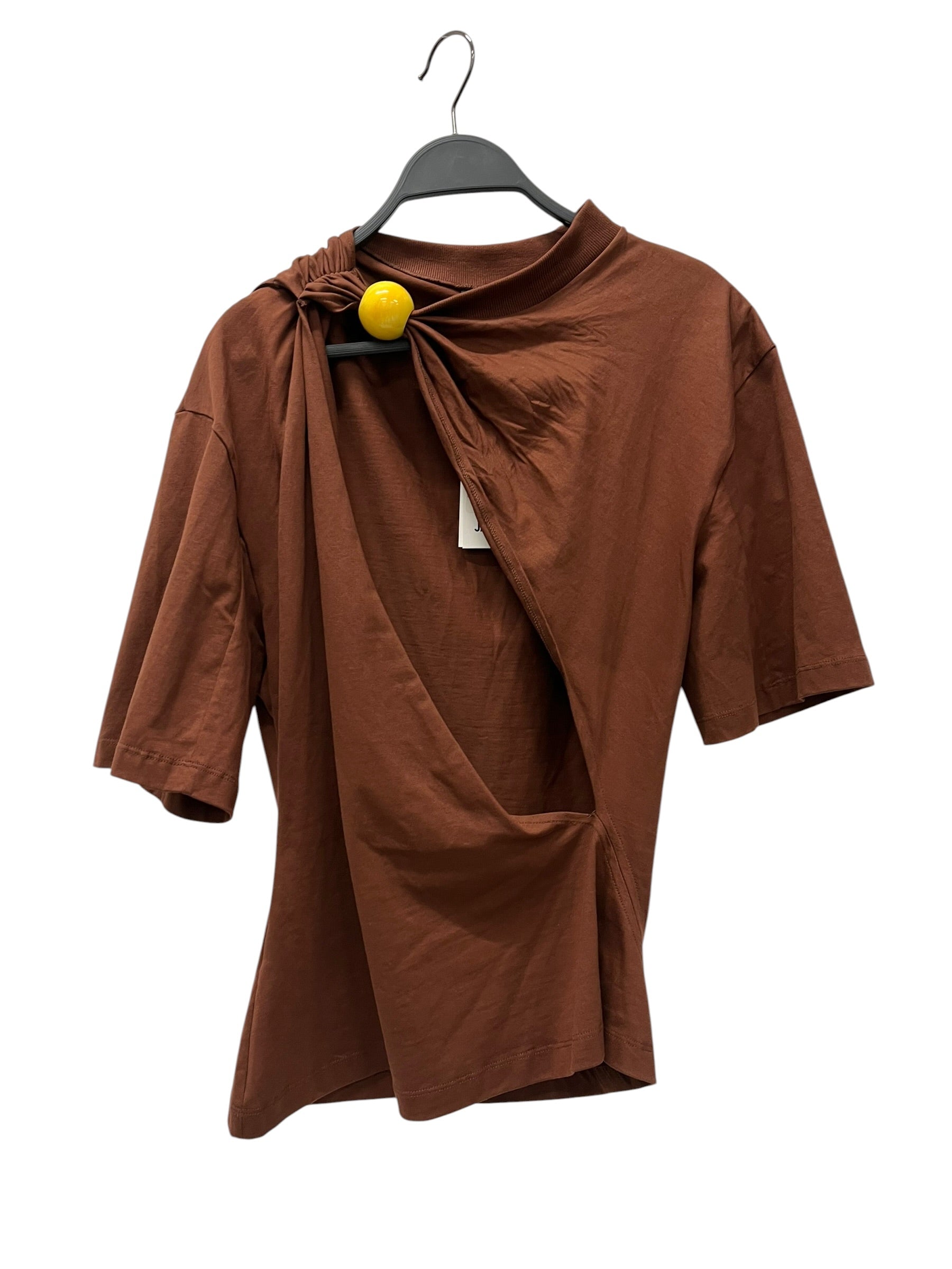 JACQUEMUS/T-Shirt/M/Cotton/BRW/YELLOW BALL view 1