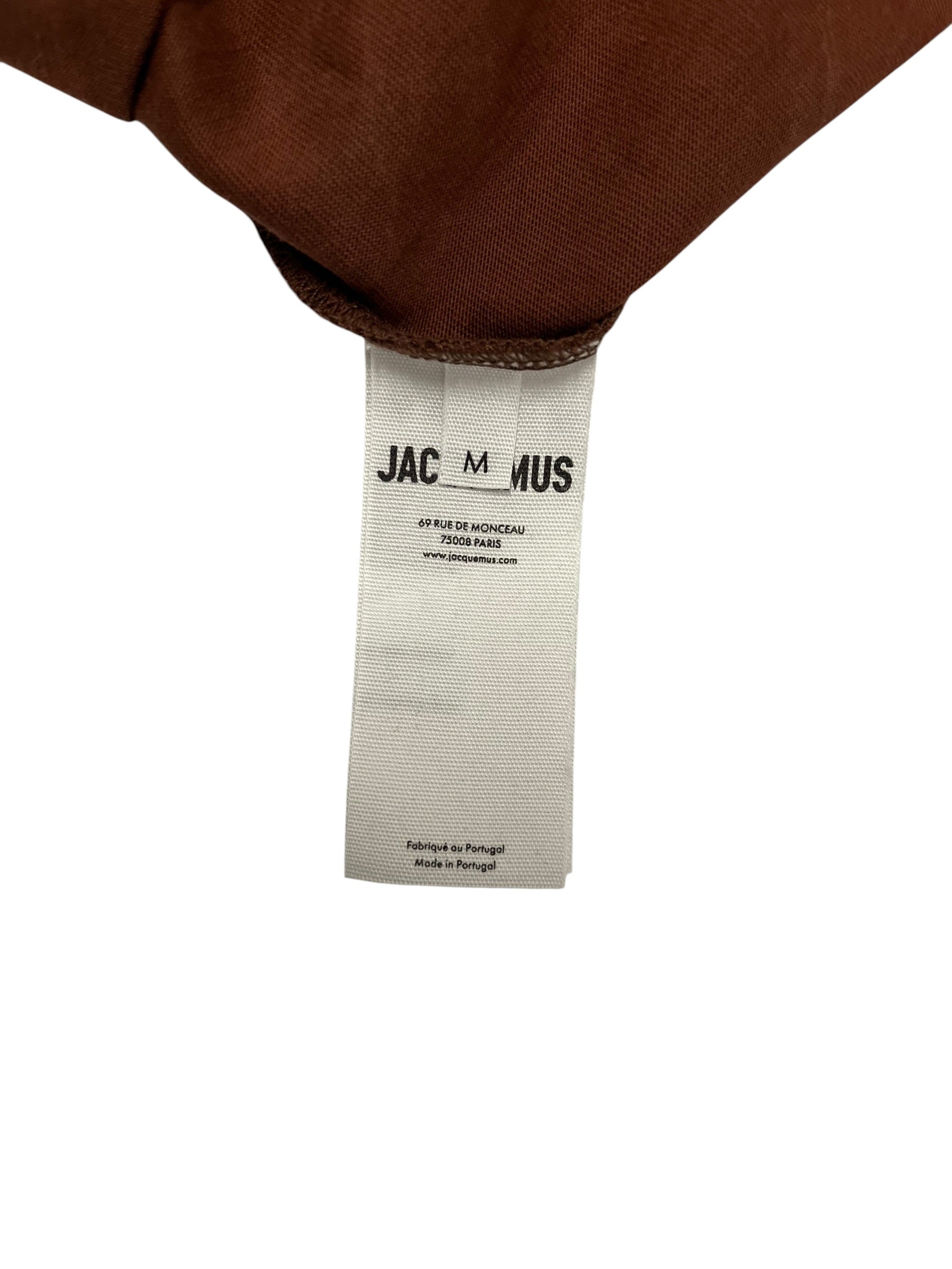 JACQUEMUS/T-Shirt/M/Cotton/BRW/YELLOW BALL view 4