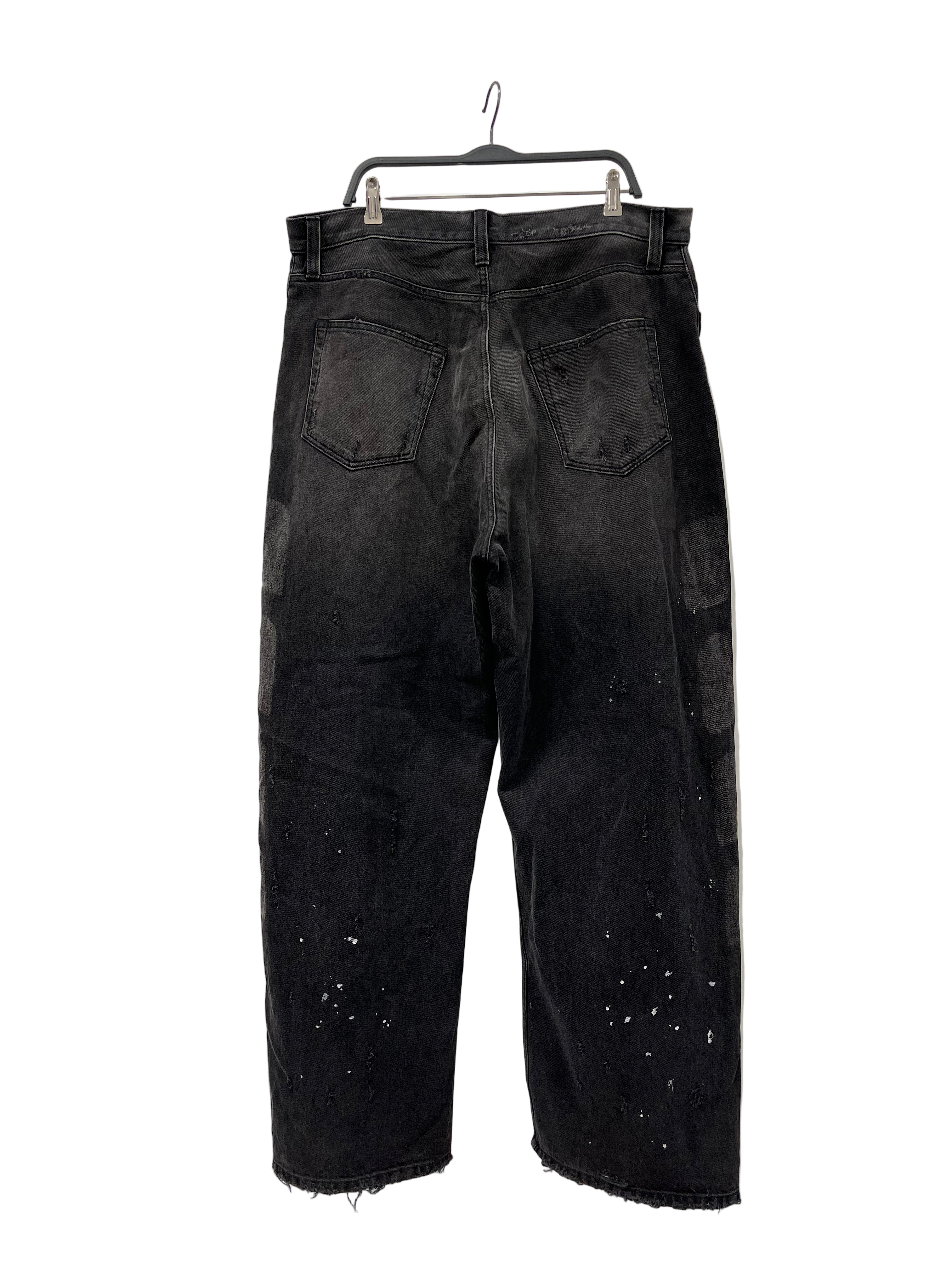 SATOSHI NAKAMOTO/Pants/38/Denim/GRY/BAGGY MOTO PANT view 2