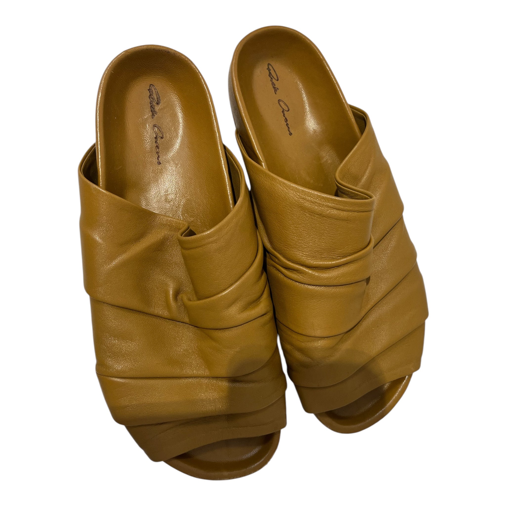 Rick Owens/Sandals/EU 39/Leather/CML/U-Tip/granola draped sandals view 1