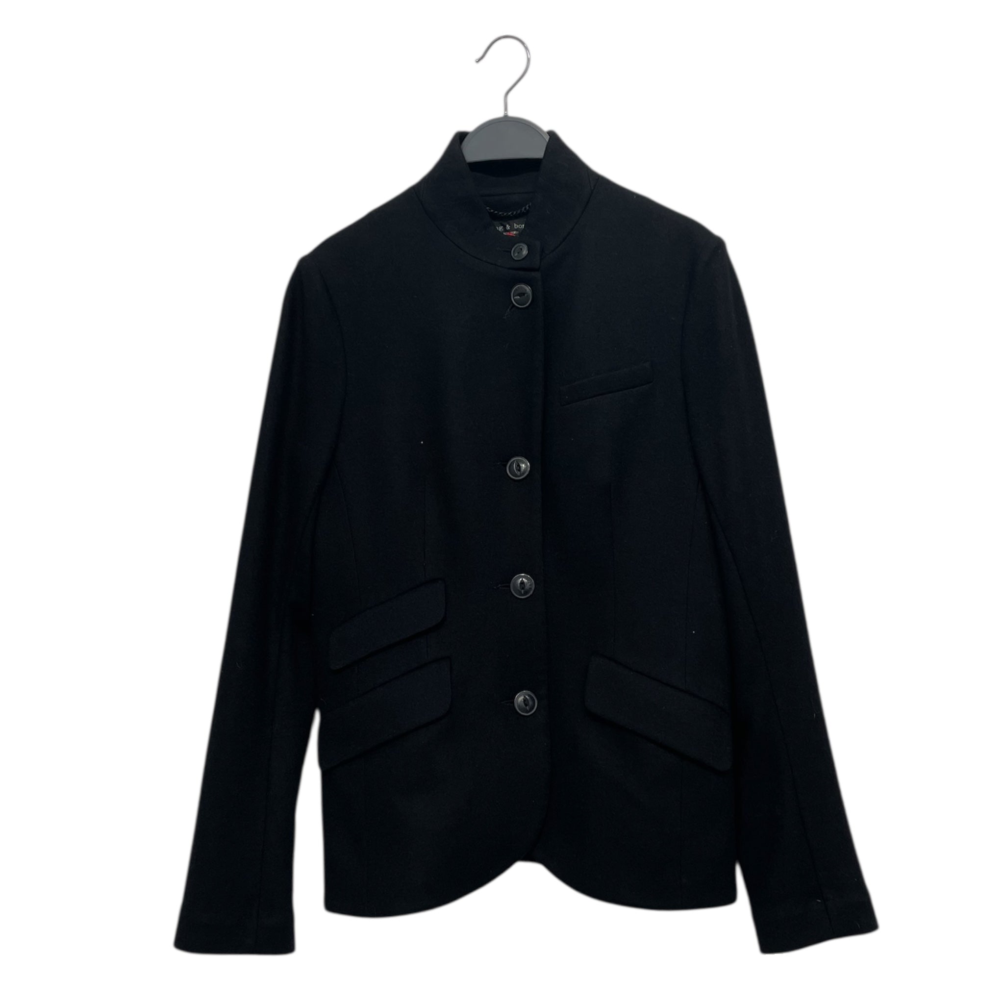 rag & bone/Tailored Jkt/8/Wool/BLK/ view 1