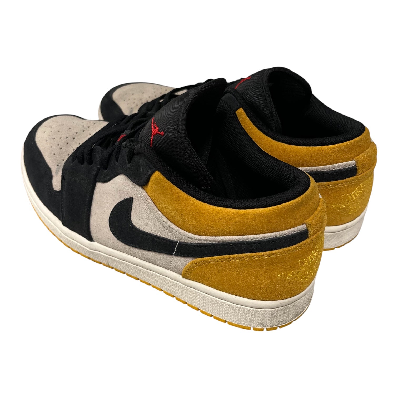 JORDAN BRAND/Low-Sneakers/US 10/Suede/YEL/low 1 sail university gold view 2