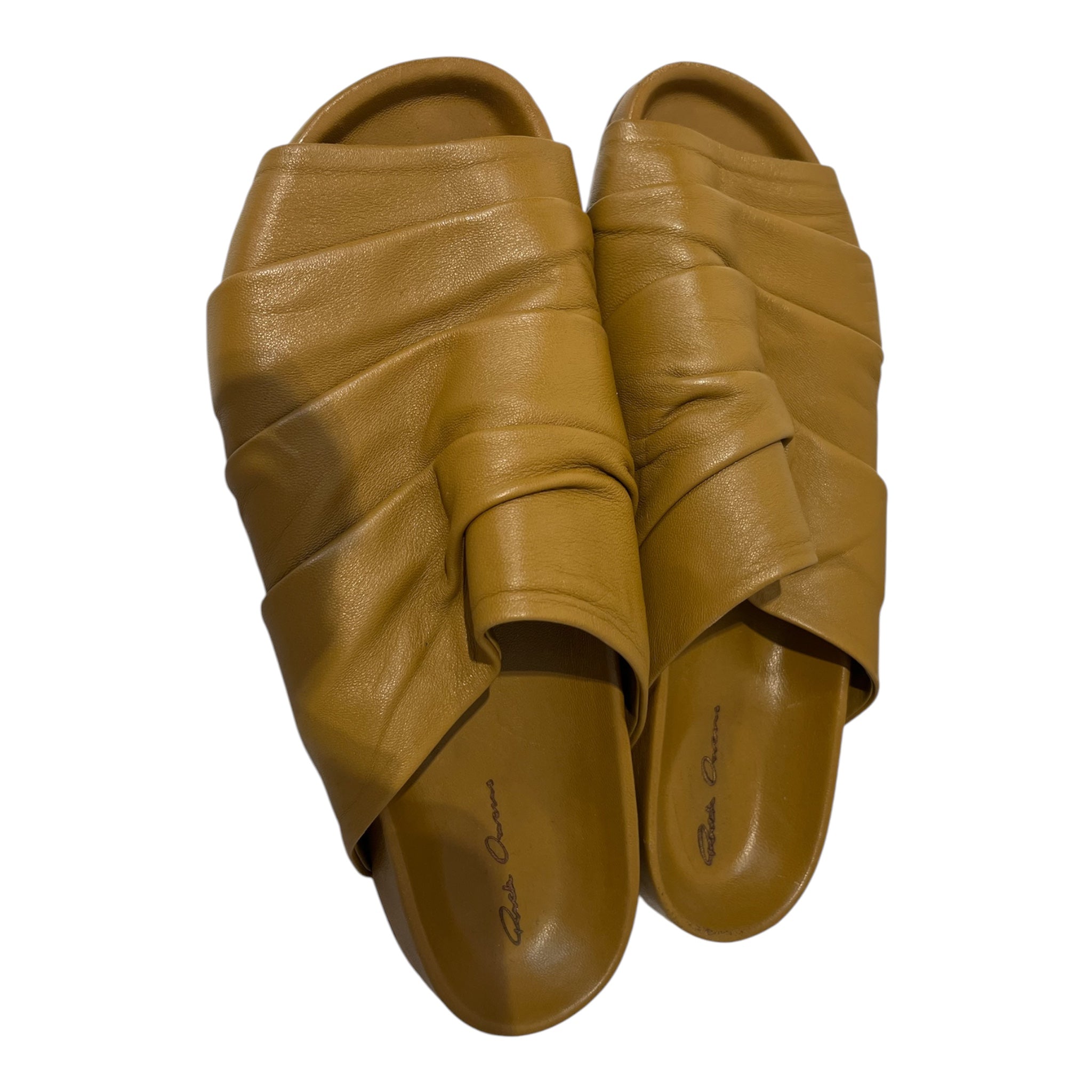 Rick Owens/Sandals/EU 39/Leather/CML/U-Tip/granola draped sandals view 3