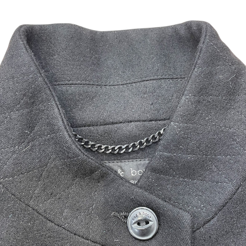 rag & bone/Tailored Jkt/8/Wool/BLK/