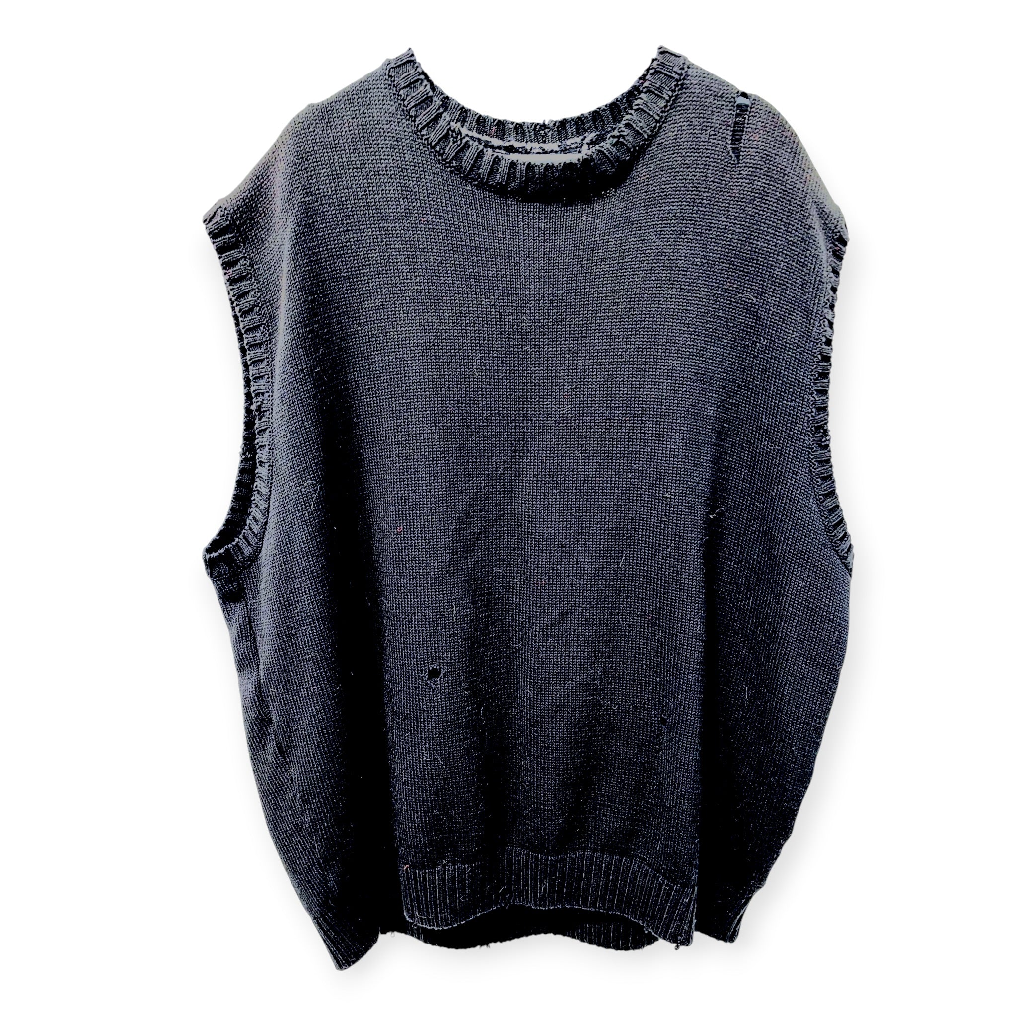 KAPITAL/Vest/5/Cotton/BLK/KAPITAL 5G SWEATER VEST view 1