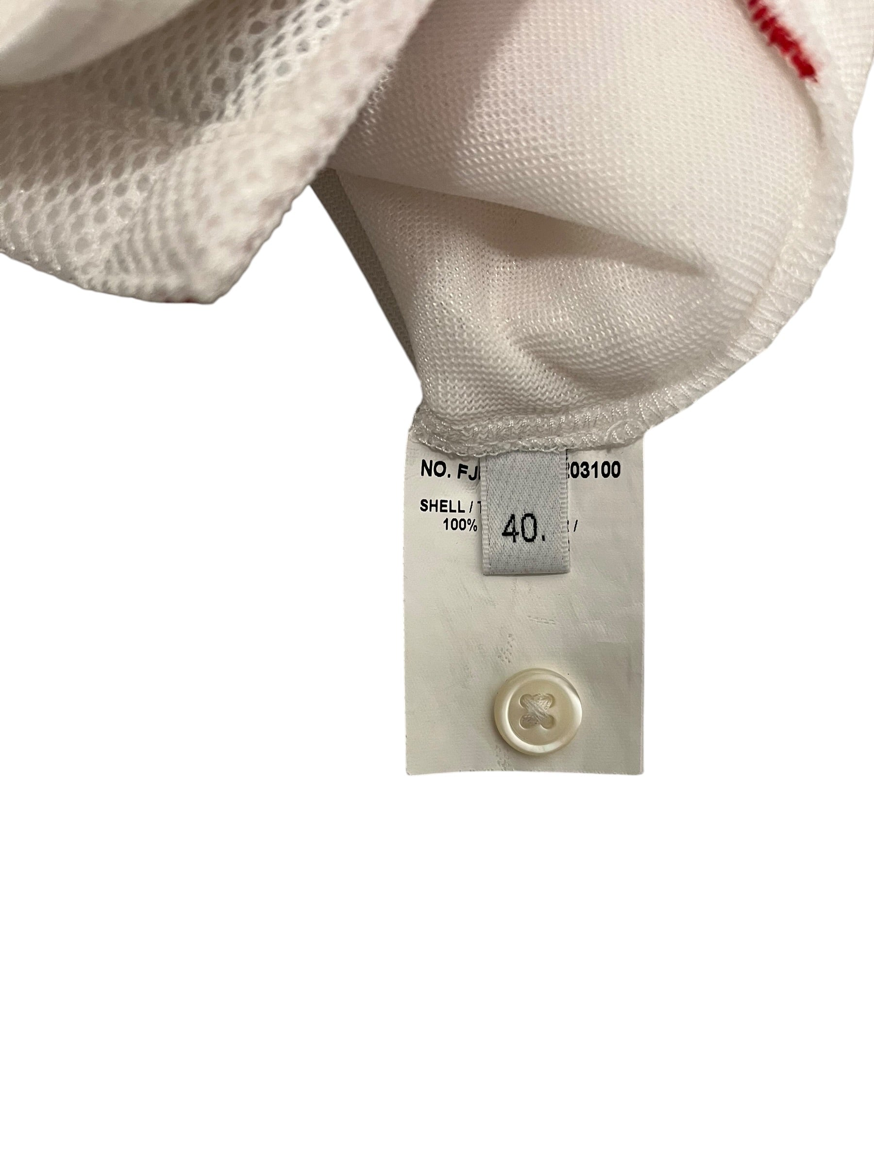 THOM BROWNE. NEW YORK/Polo Shirt/40/Polyester/WHT/SCUBA POLO view 4