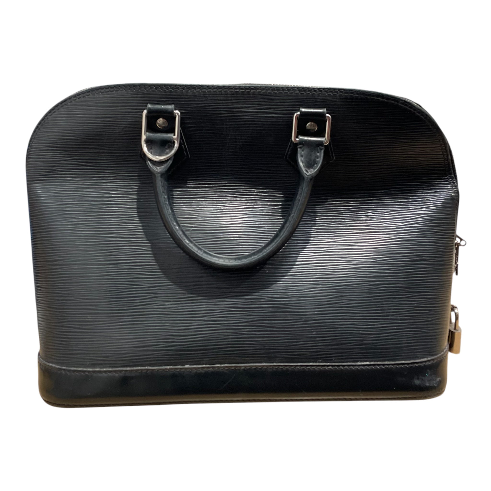 LOUIS VUITTON/Hand Bag/Leather/BLK/EPI I LEATHGER HANDBAG view 2