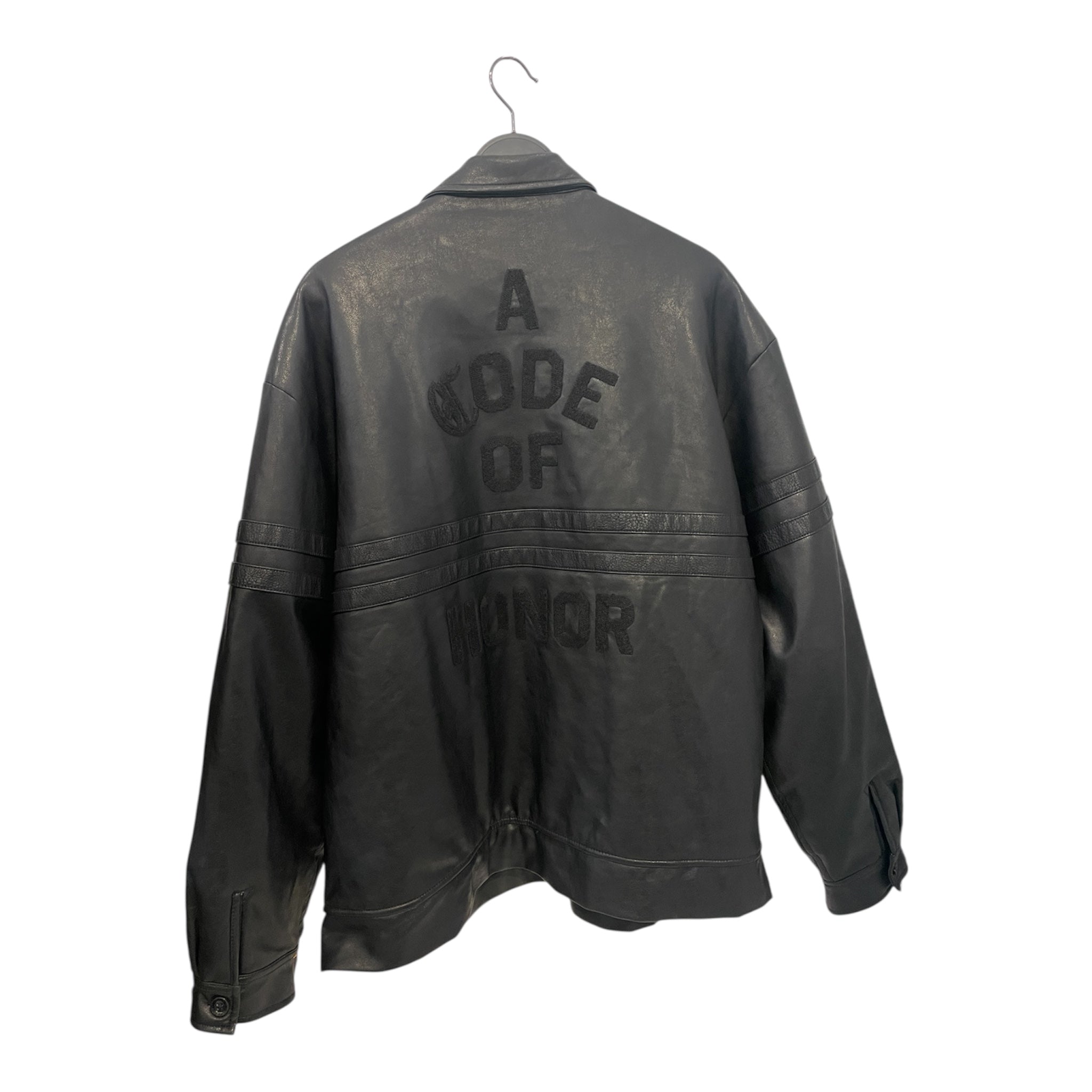 HONOR THE GIFT/Jacket/XL/BLK/honor the gift faux leather view 2