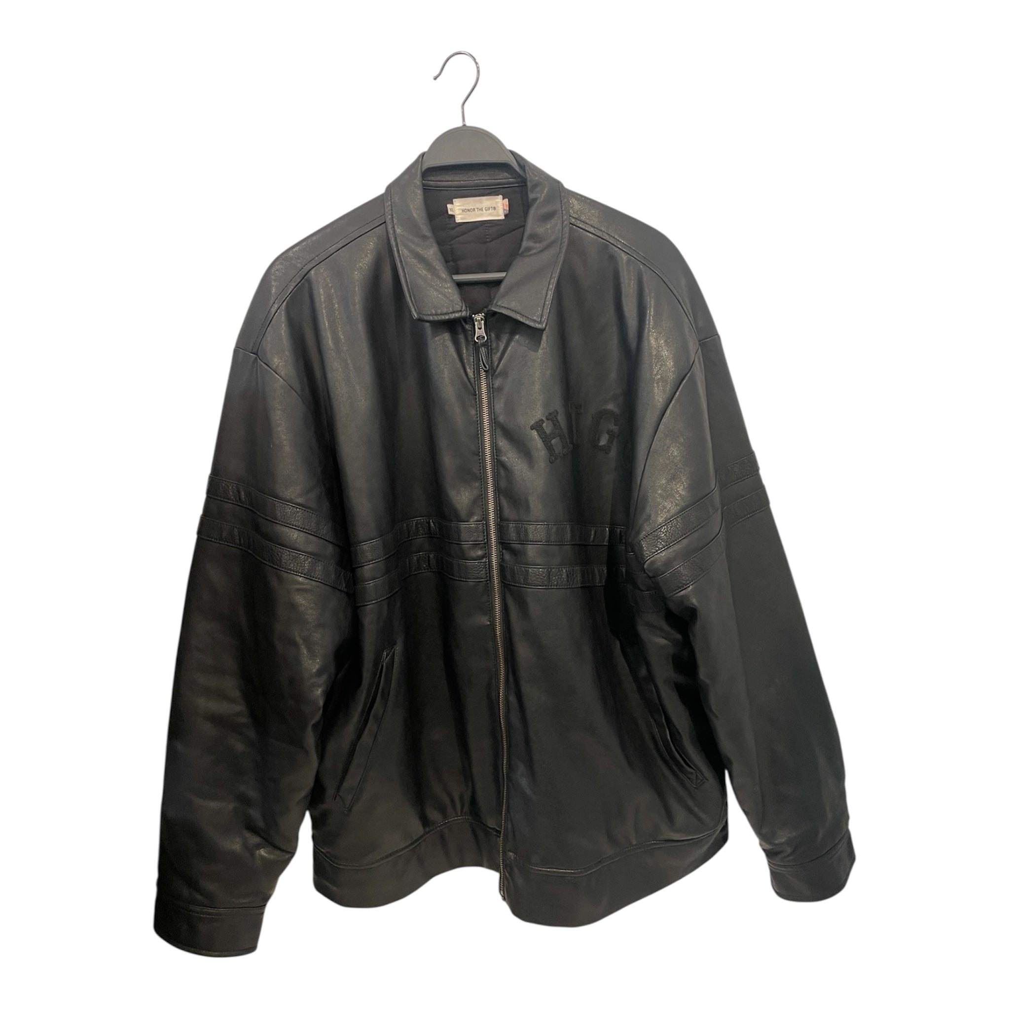 HONOR THE GIFT/Jacket/XL/BLK/honor the gift faux leather view 1