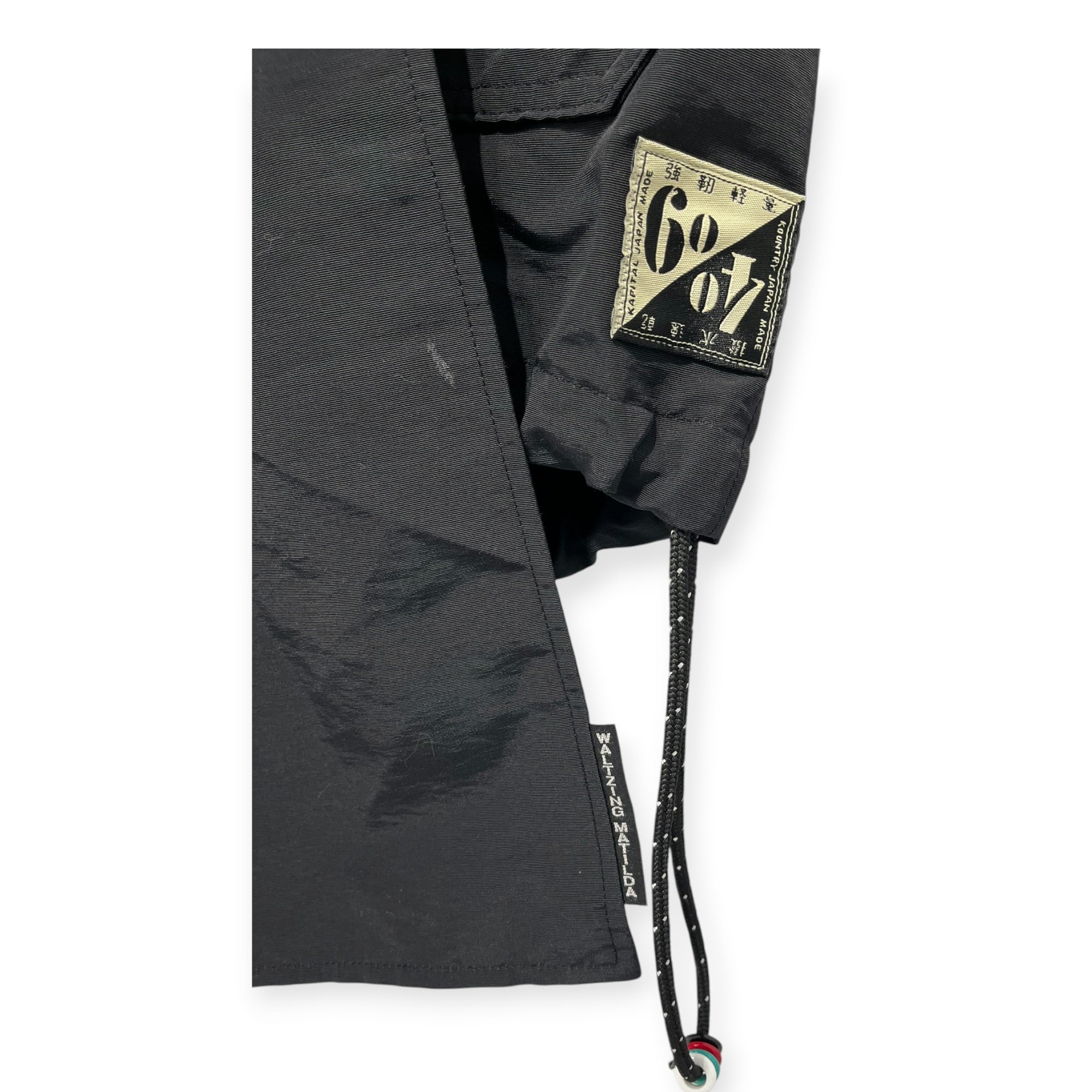 KAPITAL/Vest/3/Nylon/BLK/HOODED SCARF CARGO VEST view 4