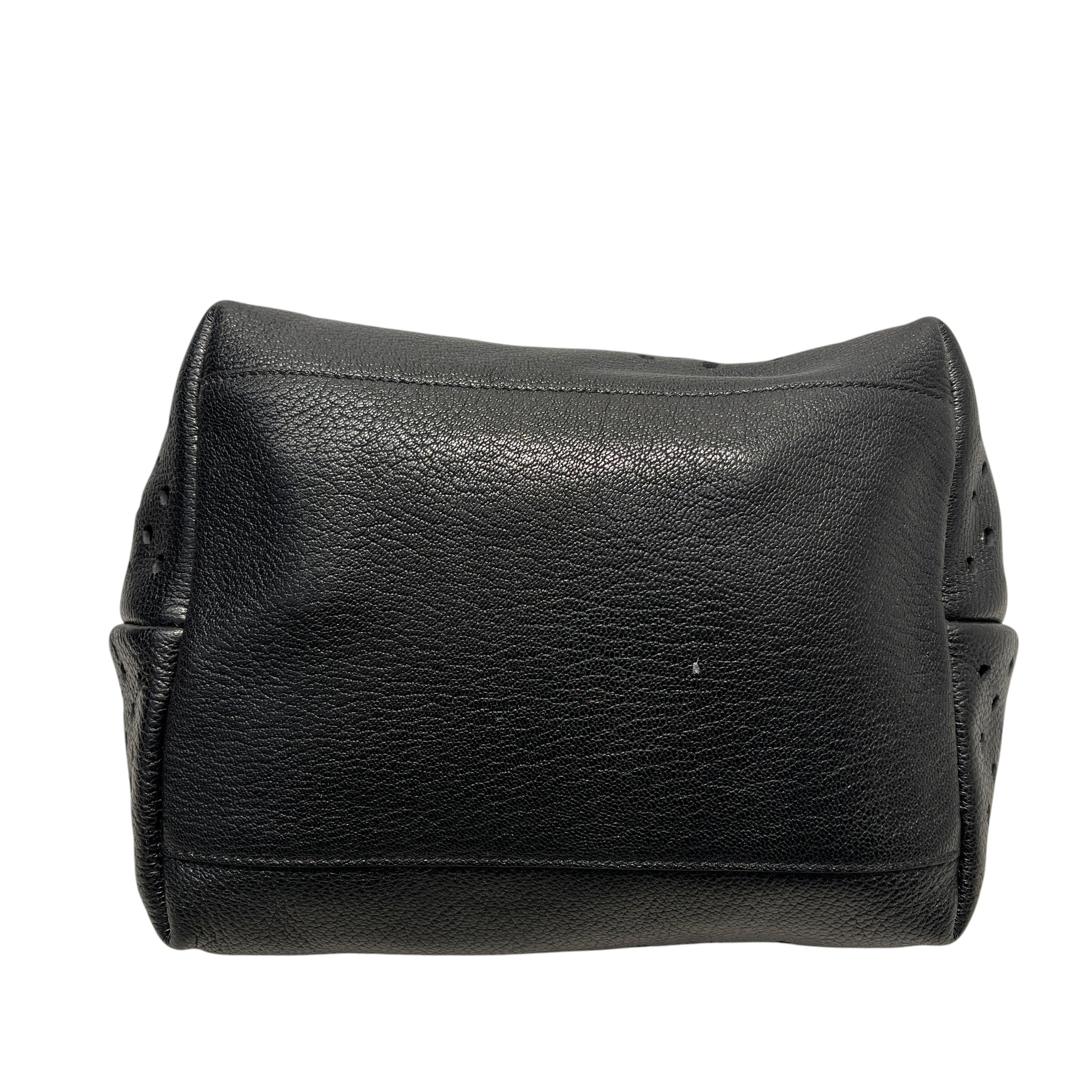 MARNI/Hand Bag/Leather/BLK/PERFORATED/GOLD/ACRYLIC HANDLE view 3