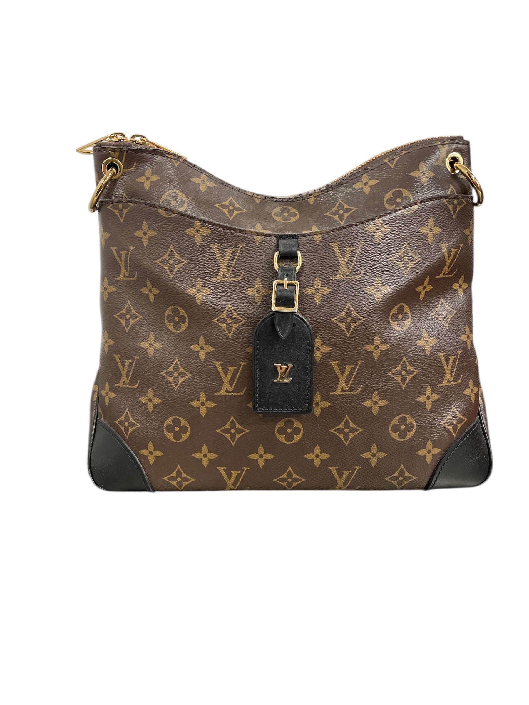 LOUIS VUITTON/Cross Body Bag/All Over Print/Leather/BRW/2020 Monogram Odeon MM view 1